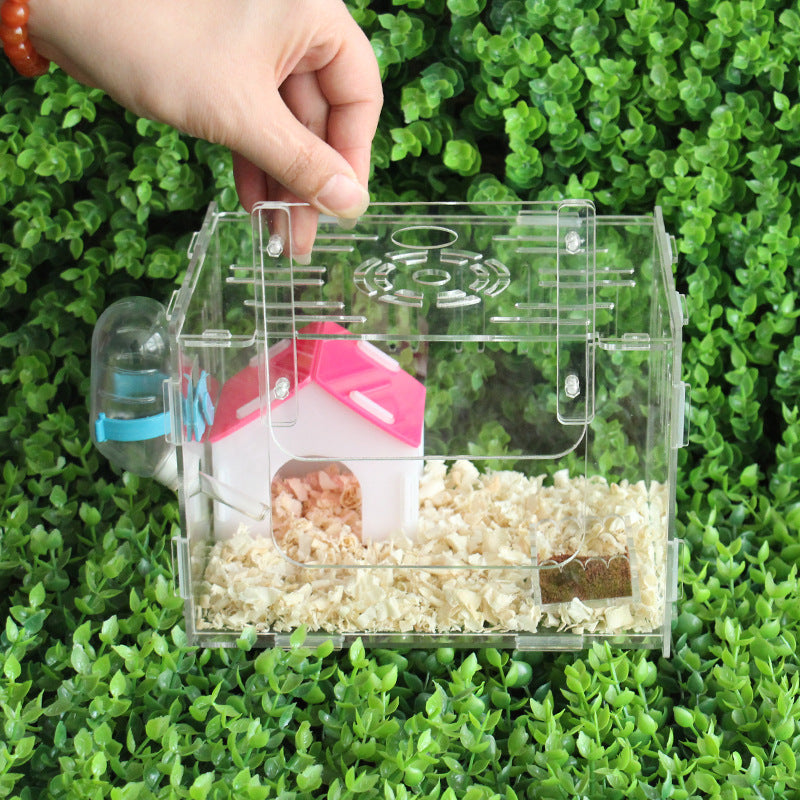 toy hamster in cage