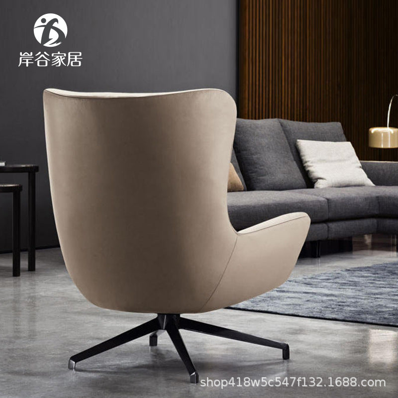 Simple And Modern Rotating Single Sofa Chair Designer Living Room
