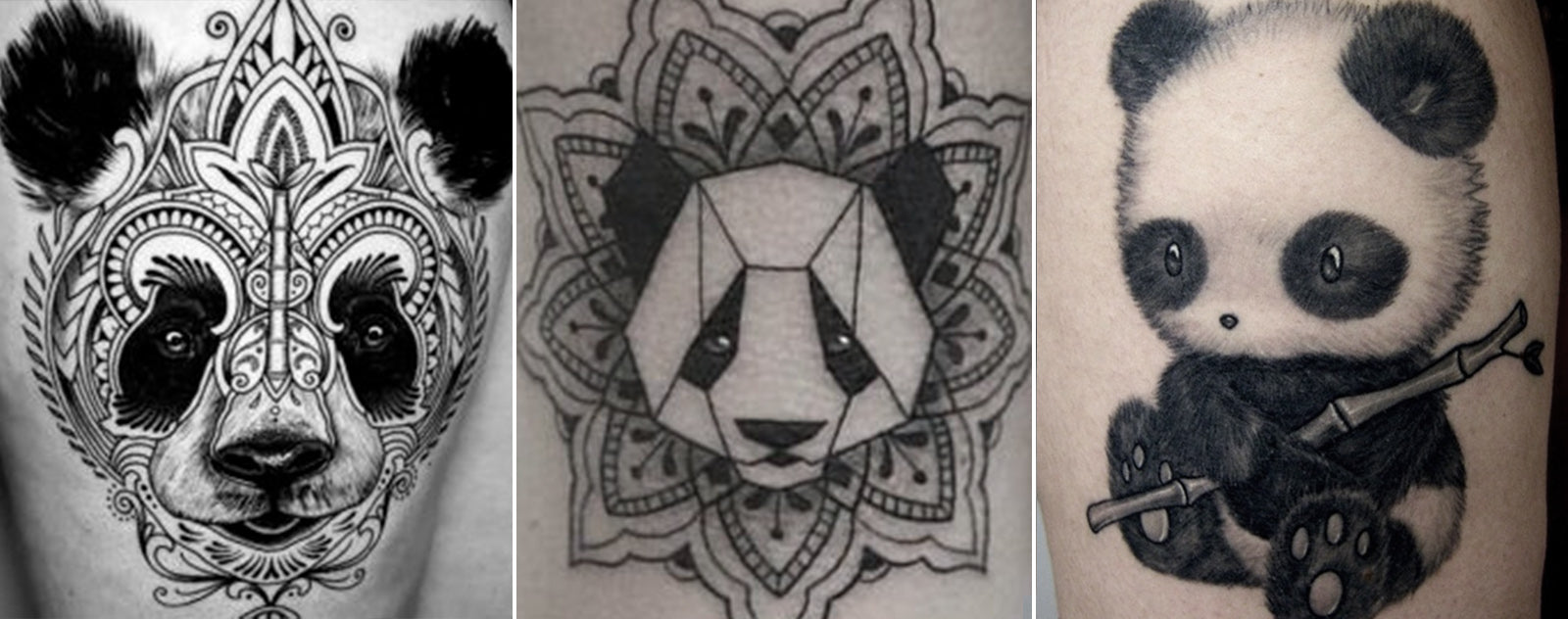 Tatouage Panda design