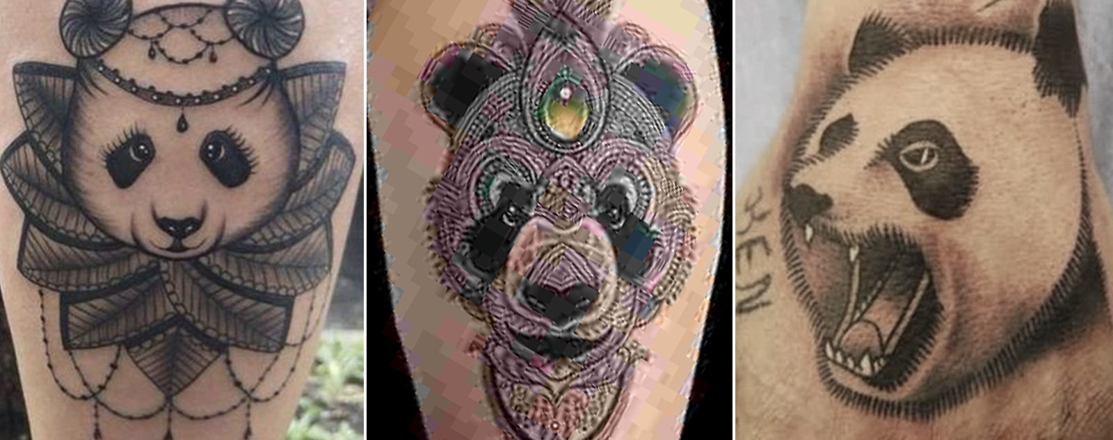 Idée tatouages panda