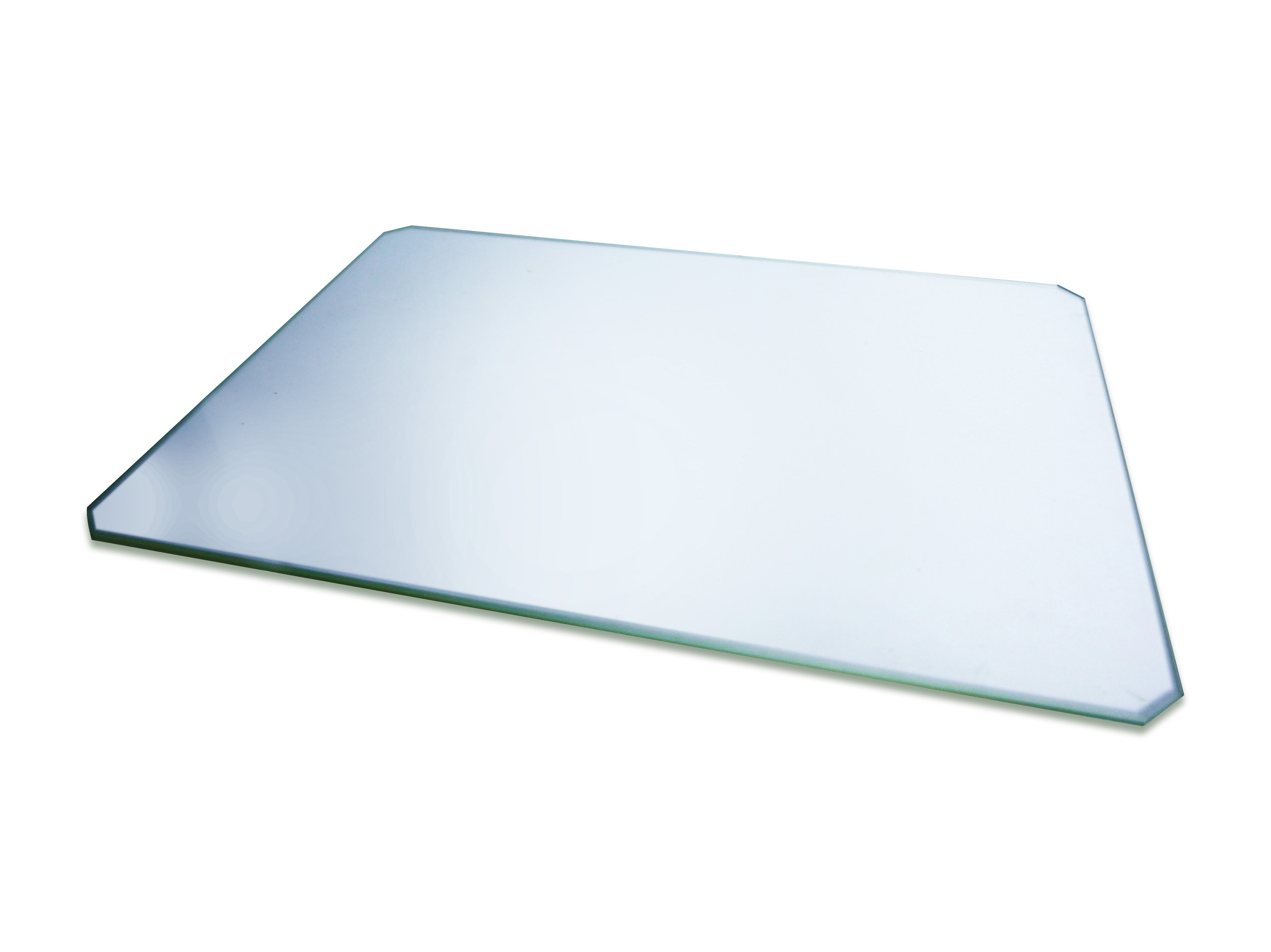 310 mm x 310 mm Borosil Glas Teller/Bett W/flach poliert Rand für 3D Drucker 