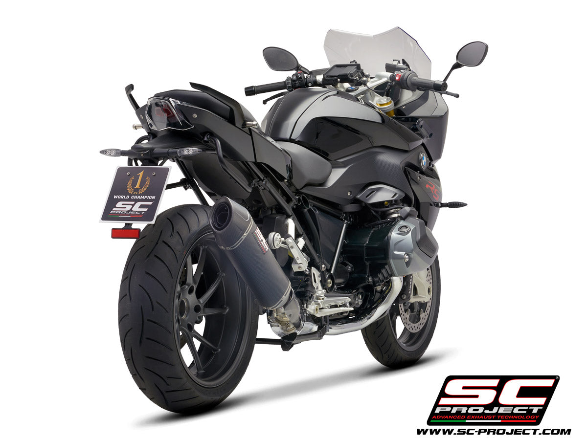 美品】SCプロジェクト BMW R1250R/RS スリップオンマフラー-