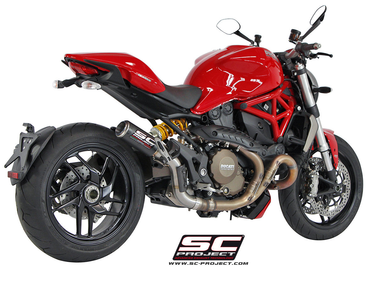 美品！！SCプロジェクト DUCATI モンスター1200S用スリップオン