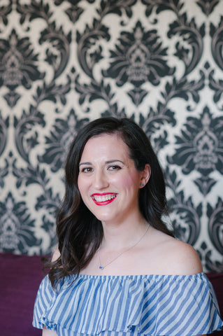 Image of Violet Chocolate Company owner, Rebecca Grant, based in Edmonton, Alberta, Canada. Photo Credit: Ampersand Grey