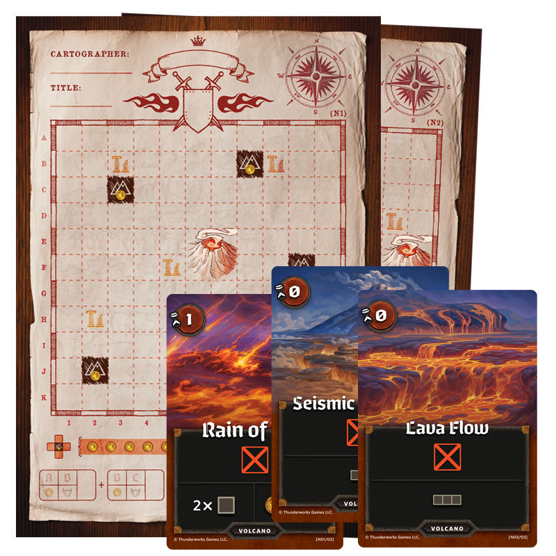Cartographers Map Pack 1 Nebblis I'm Board! Games & Family Fun