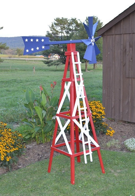 wooden windmill