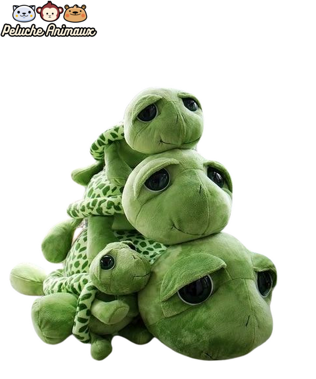 peluche tortue gros yeux