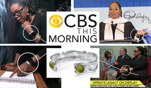 Oprah Winfrey wearing a Kristen Baird® Cuff