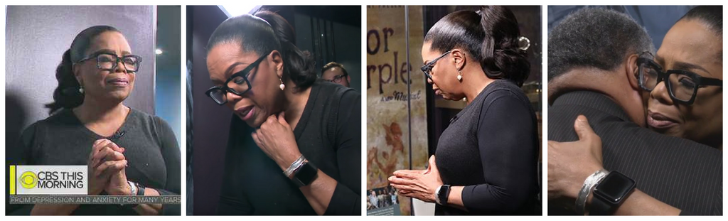 Oprah Winfrey wearing a Kristen Baird® Cuff