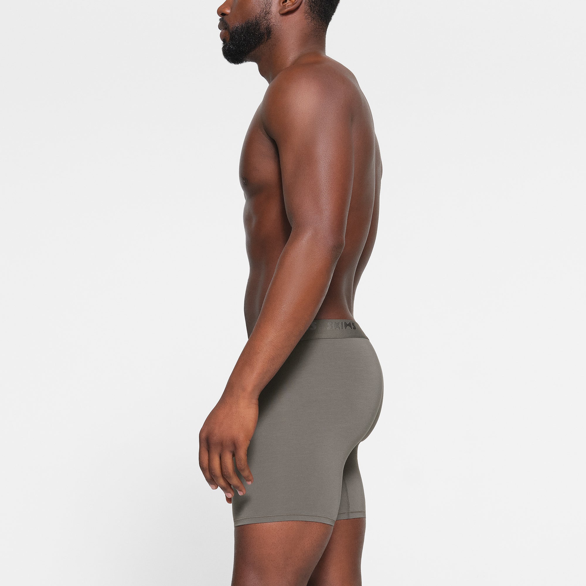 SKIMS STRETCH MENS 5 BOXER BRIEF 3-PACK | GUNMETAL