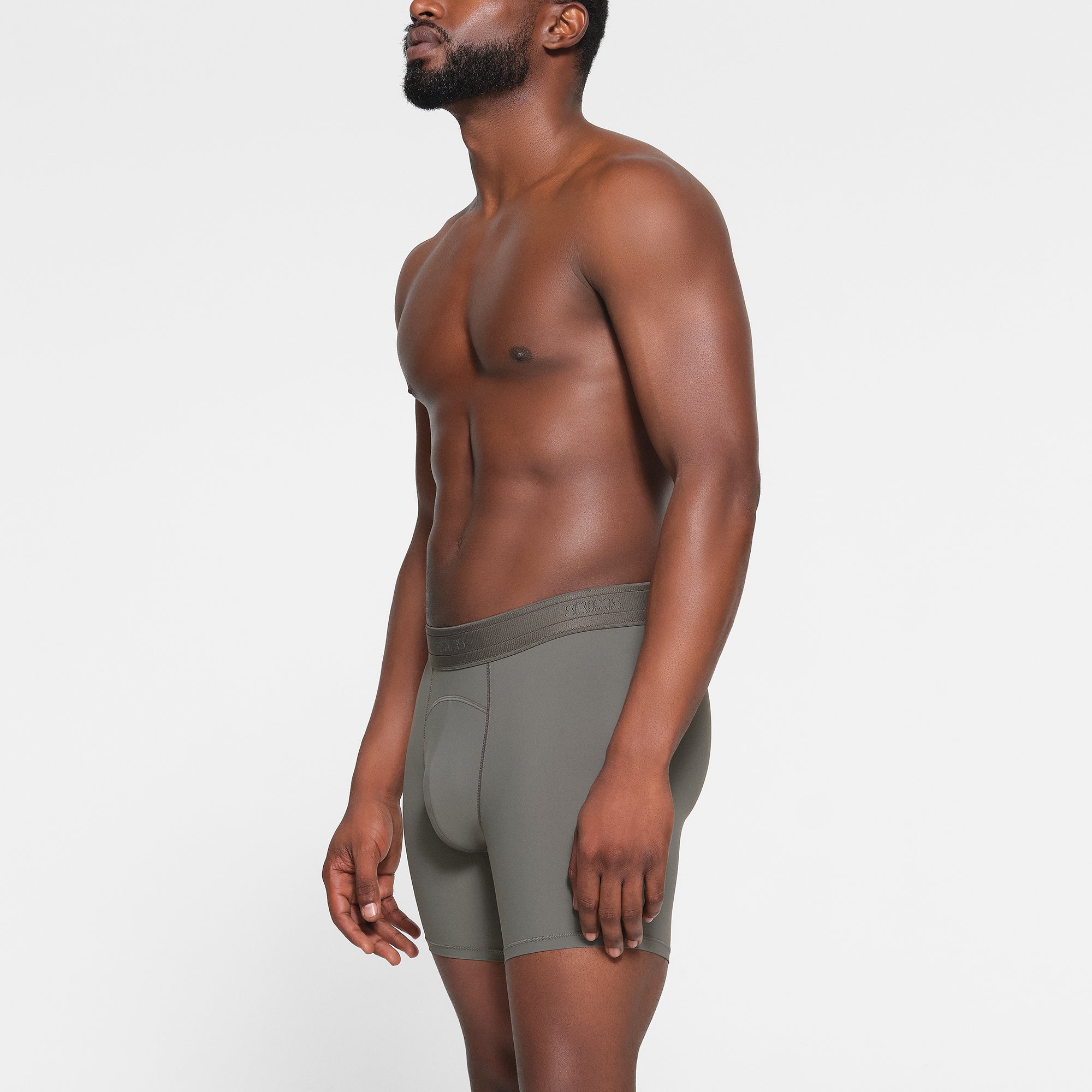 SKIMS SPORT MENS 5 BOXER BRIEF | GUNMETAL