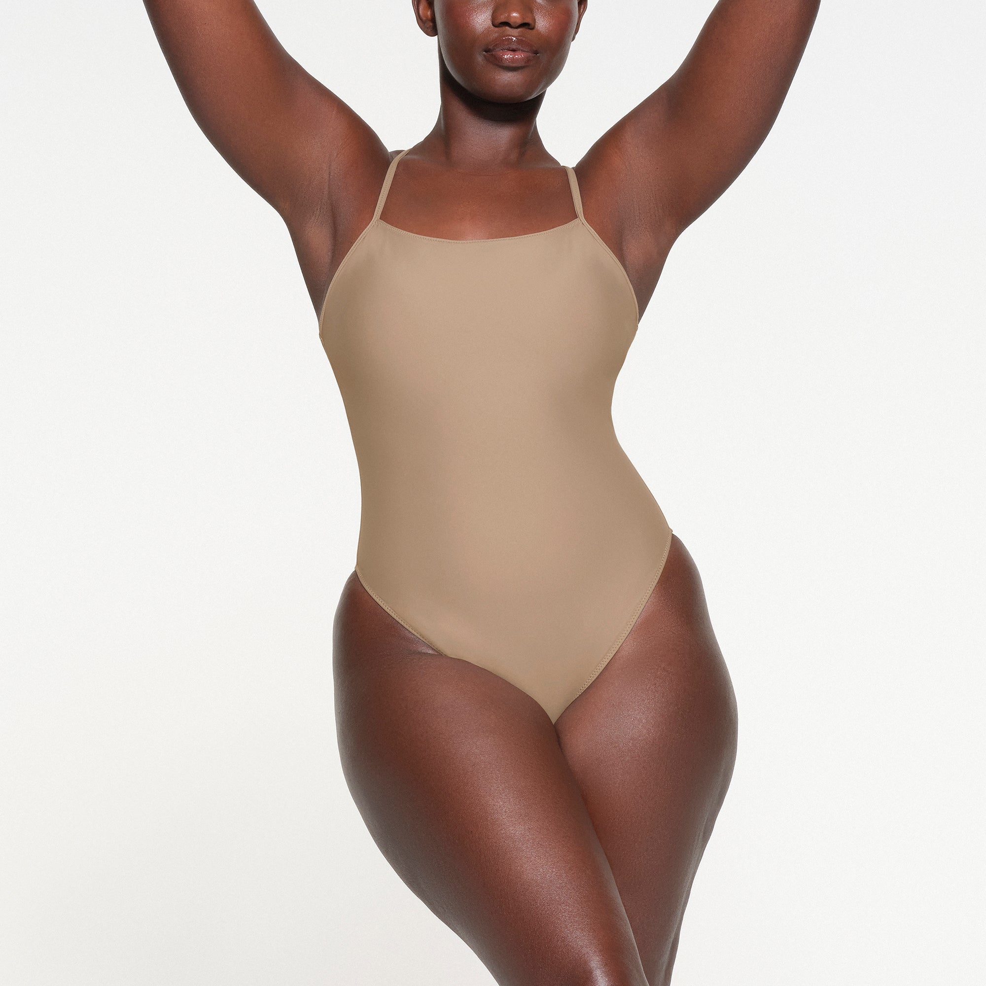One-piece swimsuit Skims Grey size XS International in Polyester - 35035119