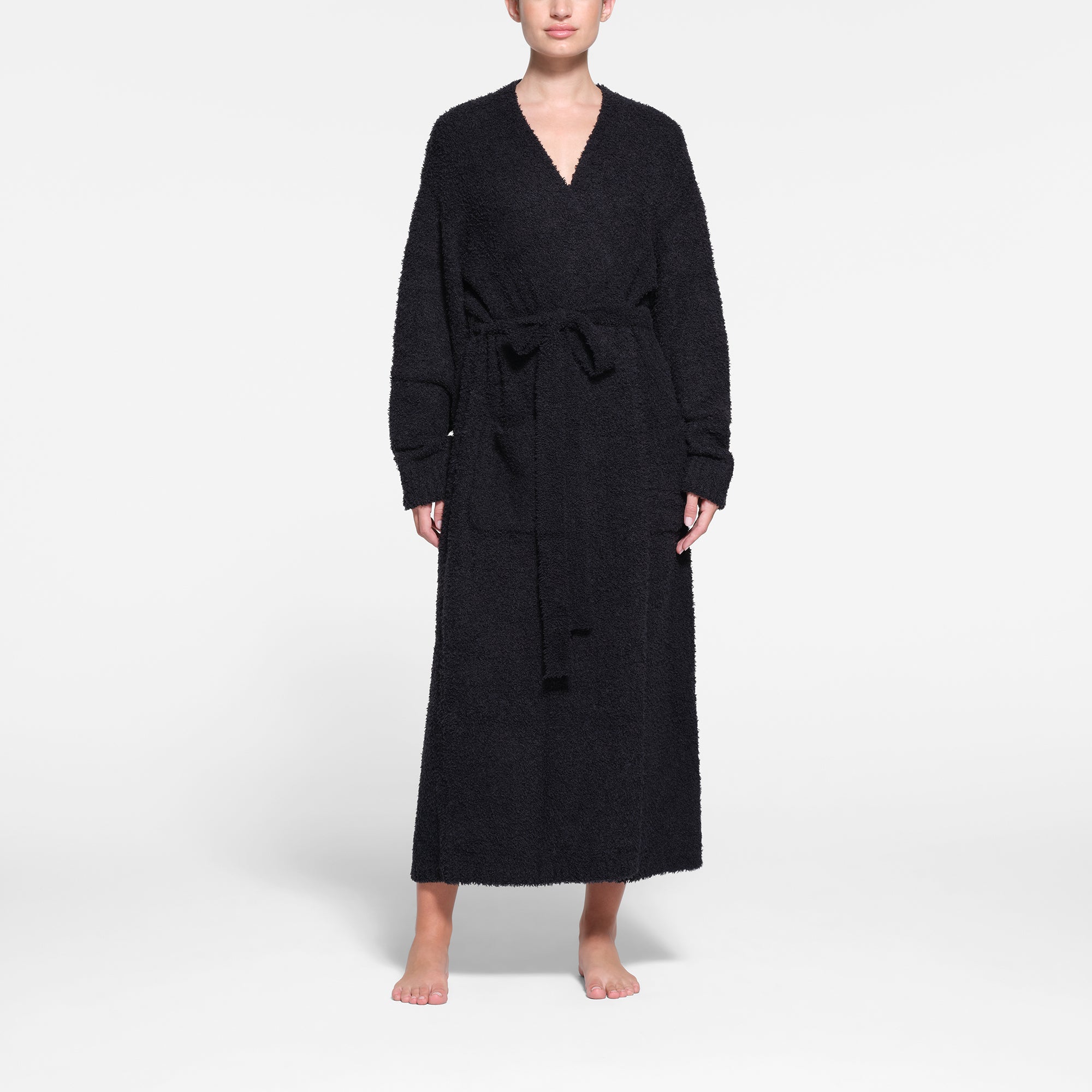 SKIMS, Intimates & Sleepwear, Brand New Skims Short Cozy Robe Onyx