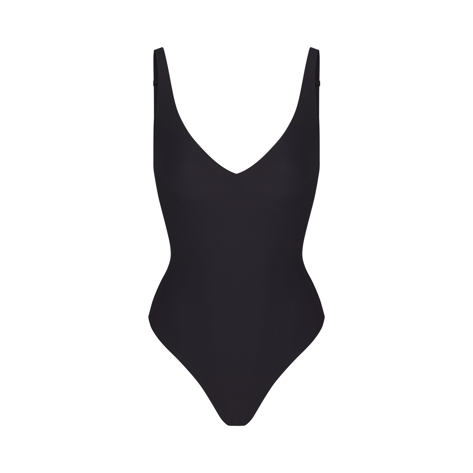 NAKED PLUNGE THONG BODYSUIT