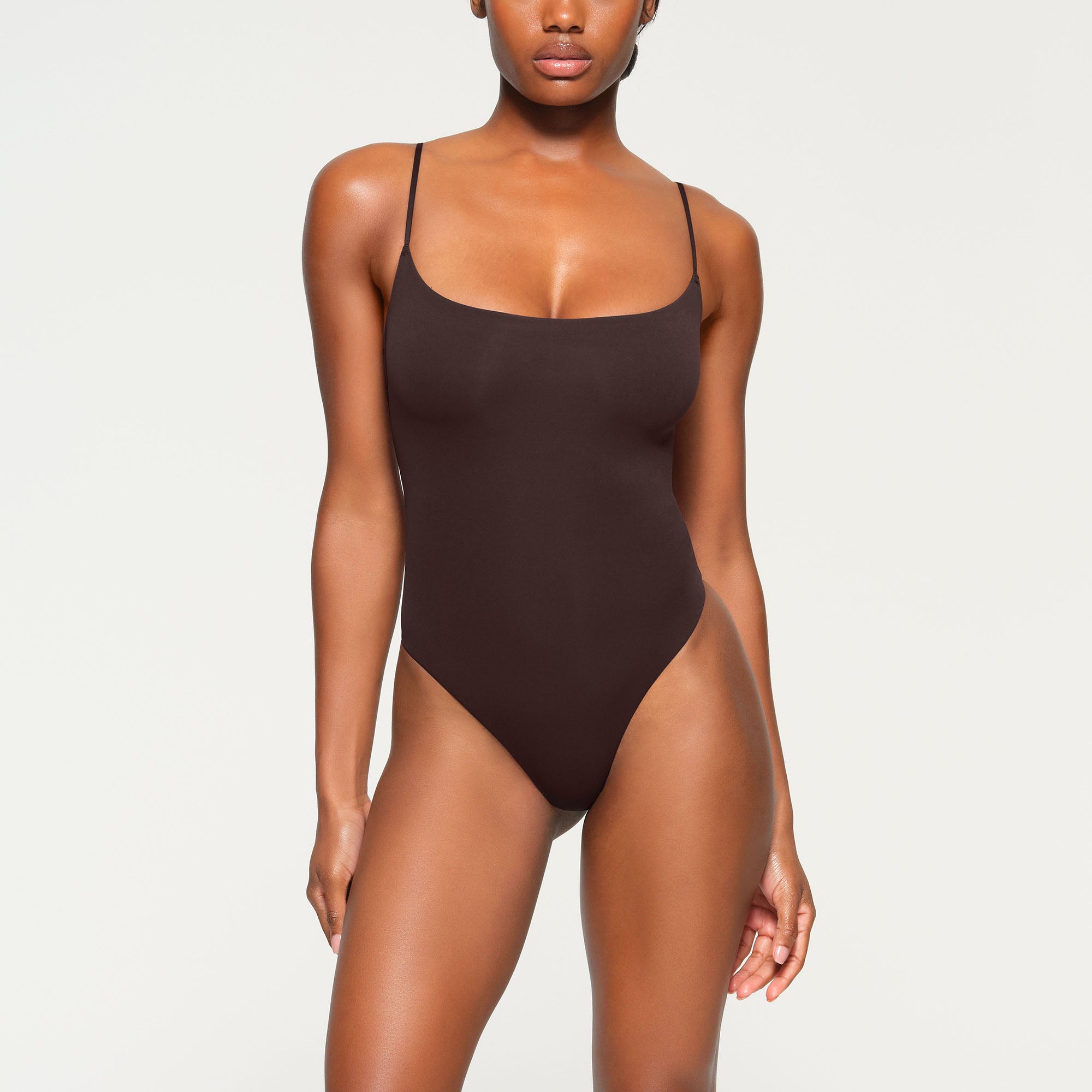 FITS EVERYBODY CAMI BODYSUIT | ESPRESSO