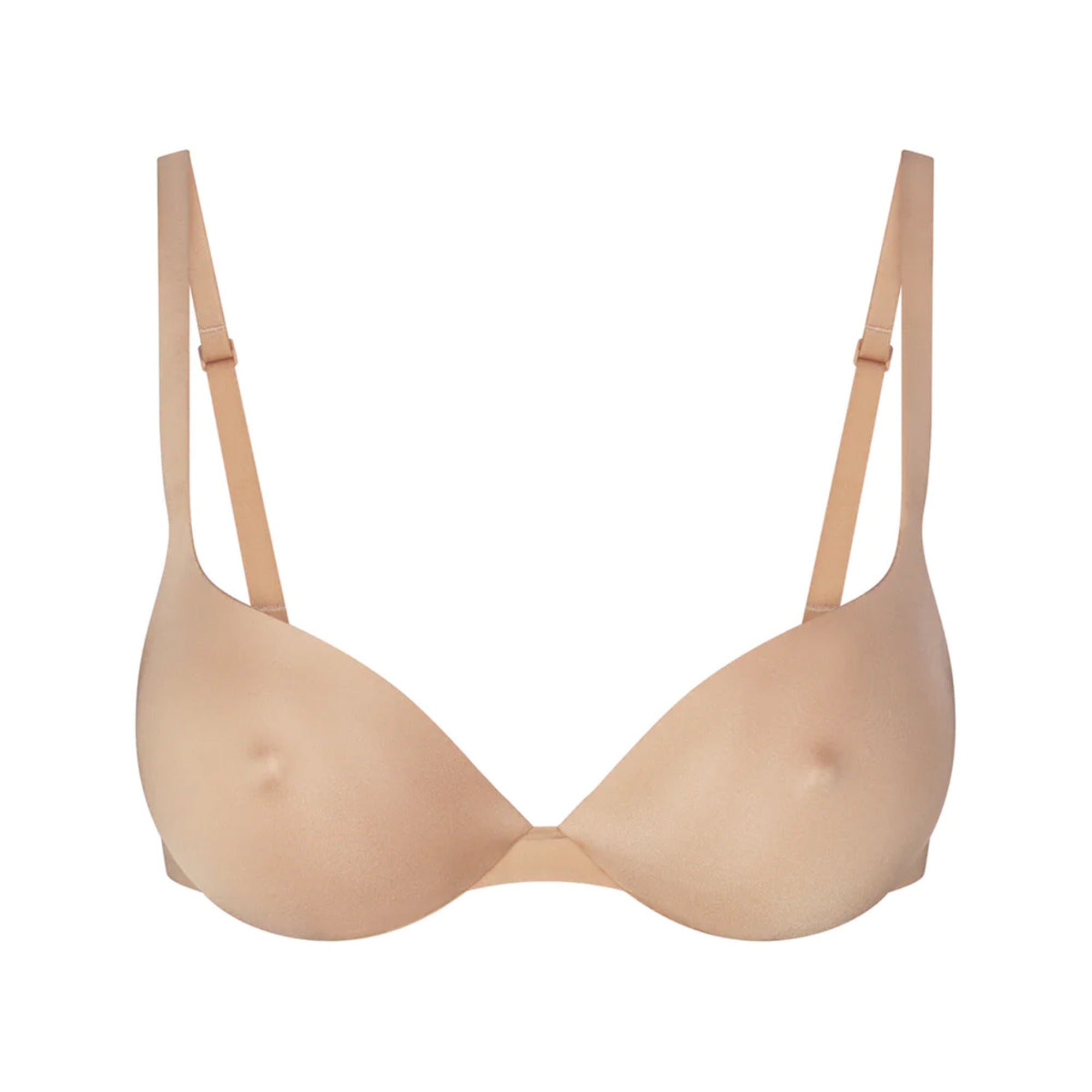 I tried the Skims nipple bra in a 34D, it gave my girls new life