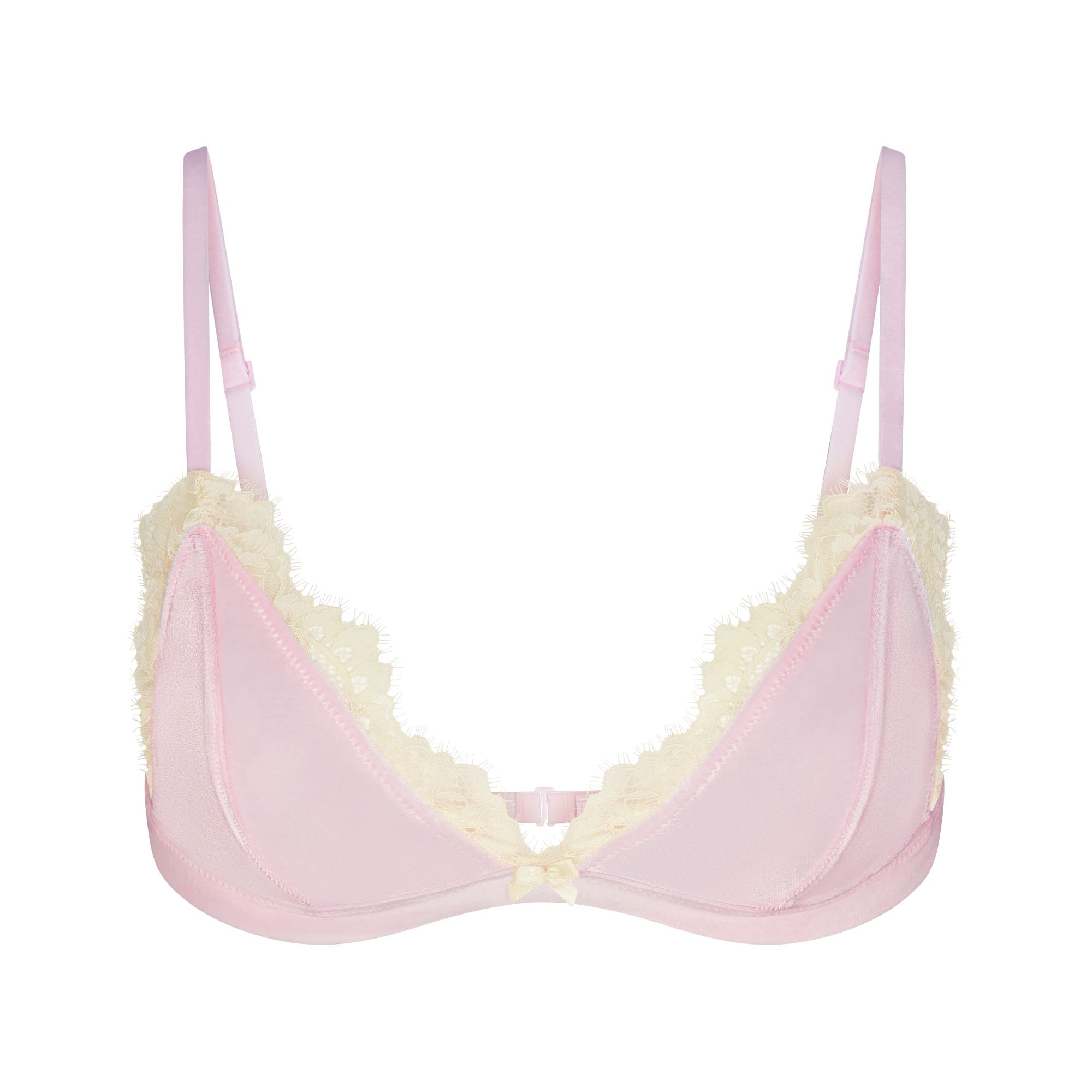 Оксамитовий Бралет VICTORIA'S SECRET PINK VELVET TRIANGLE BRALETTE