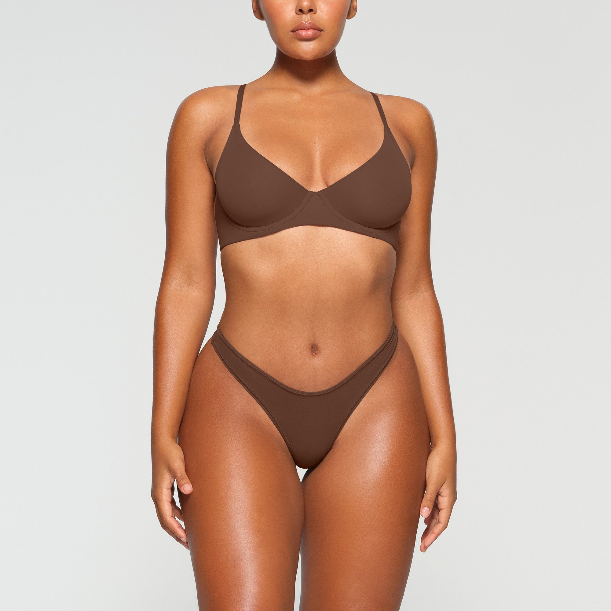 SKIMS weightless demi bra Tan Size 32 E / DD - $20 (65% Off Retail) New  With Tags - From Taylor
