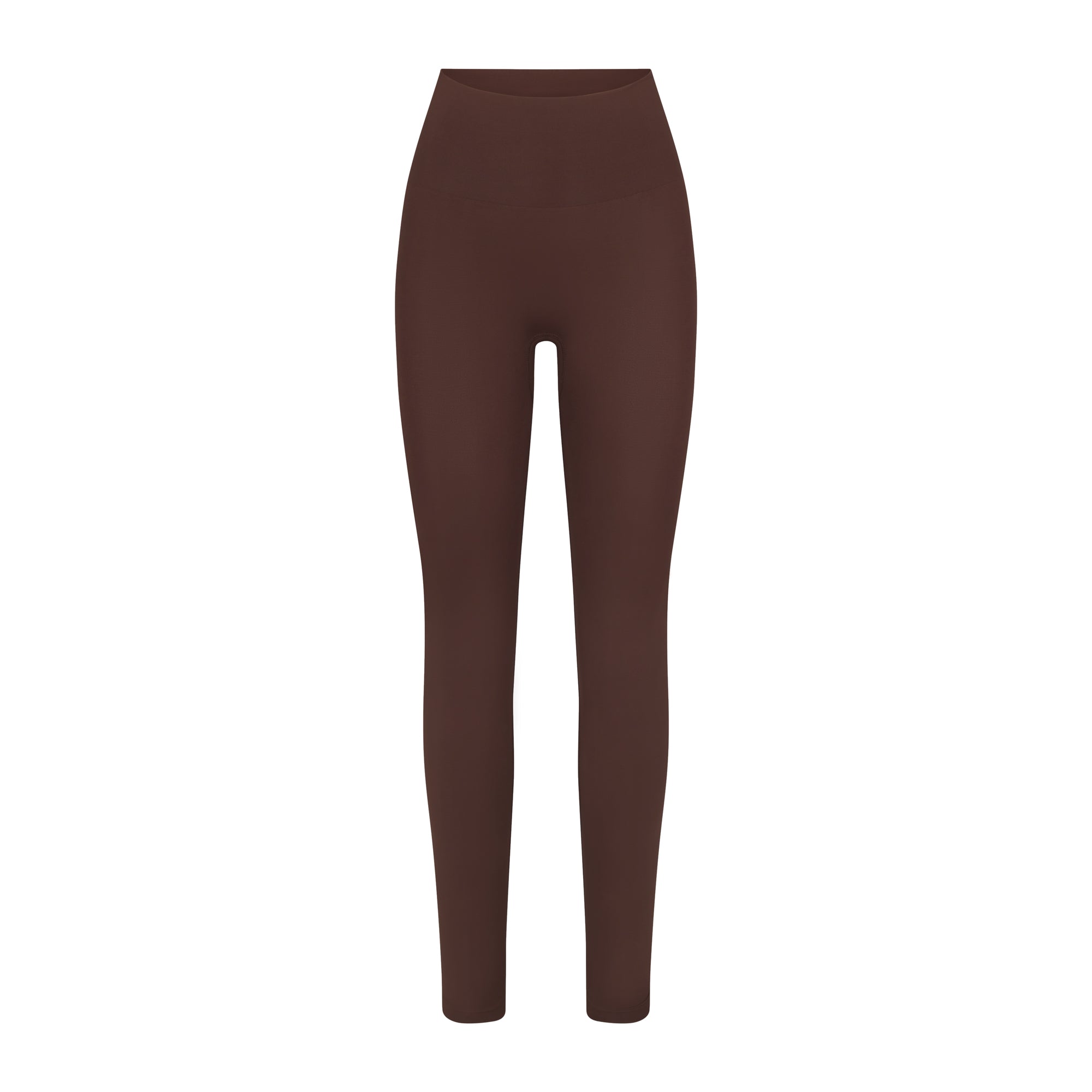 Soft leggings with elastic - Light Brown Black