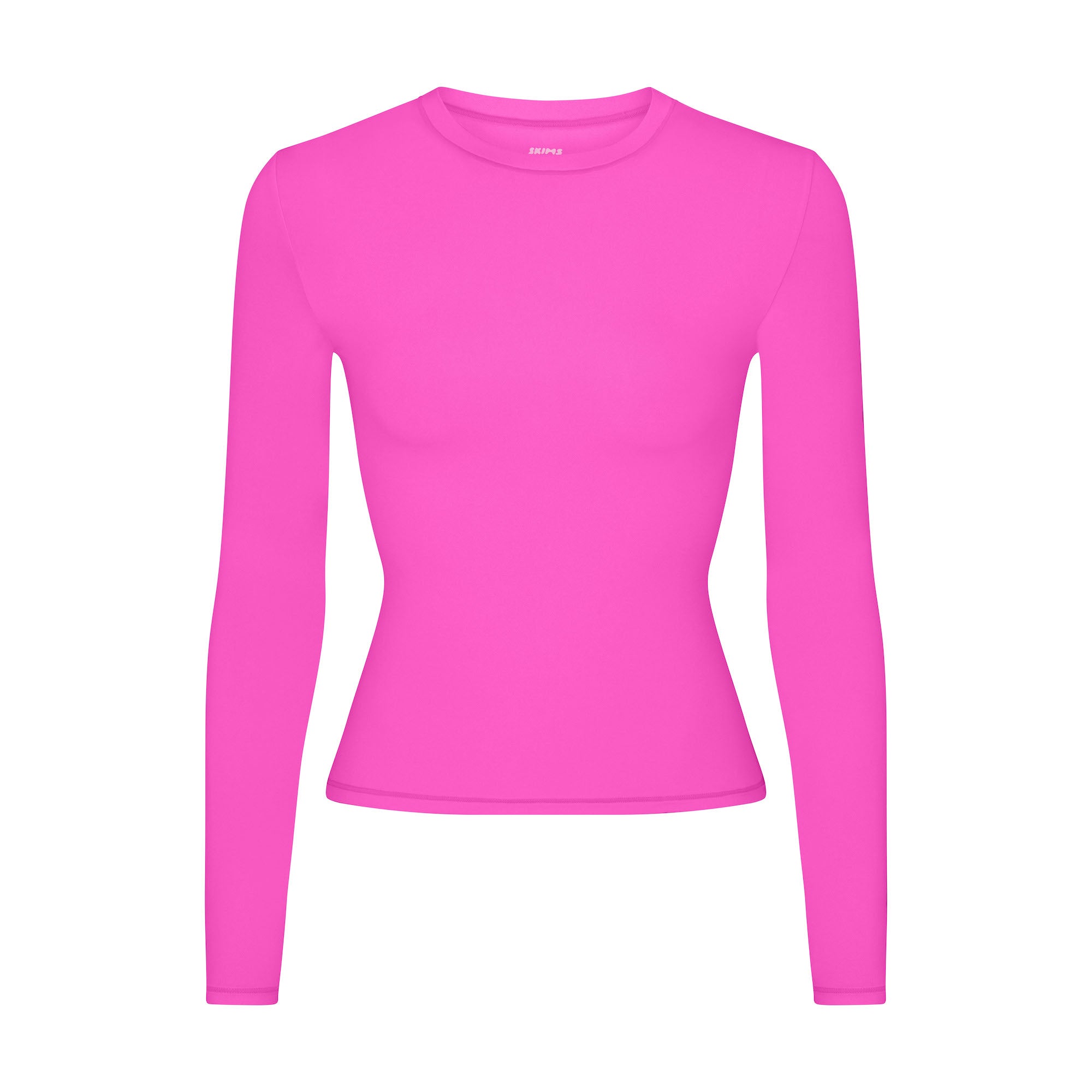 FITS EVERYBODY LONG SLEEVE T-SHIRT | NEON PINK