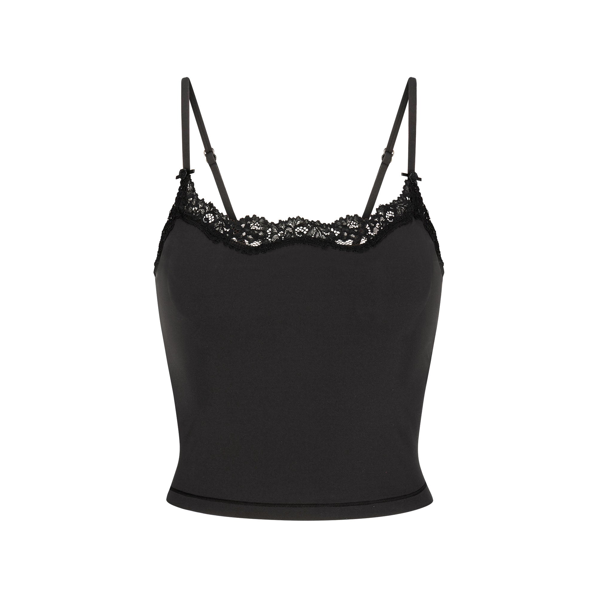 Happy Seamless Lace Trim Camisole