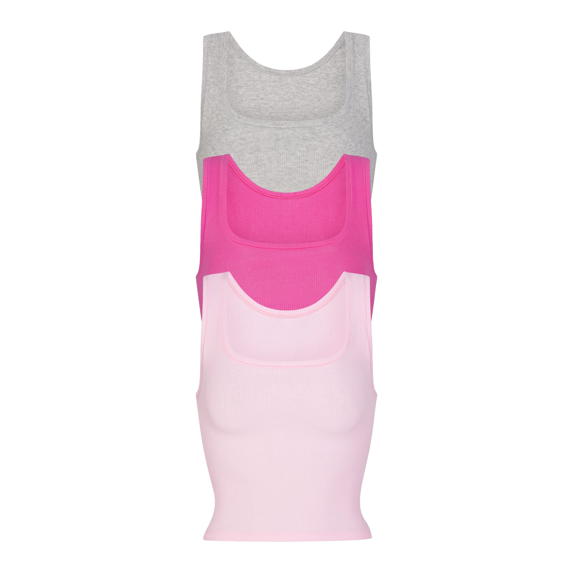 SKIMS cozy knit Tank top Pink Size M - $23 - From Middle