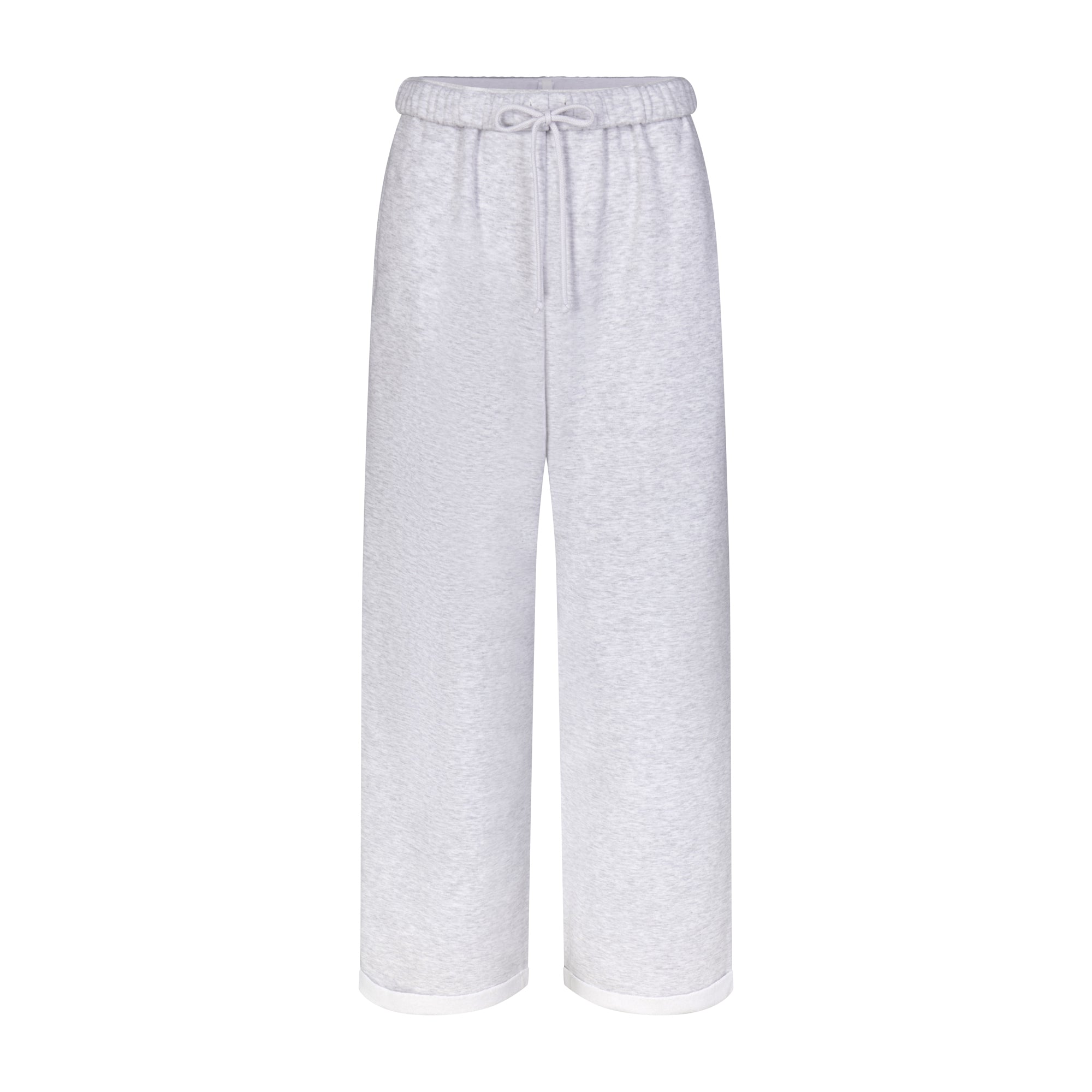 COTTON FLEECE CLASSIC STRAIGHT LEG PANT | LIGHT HEATHER GREY