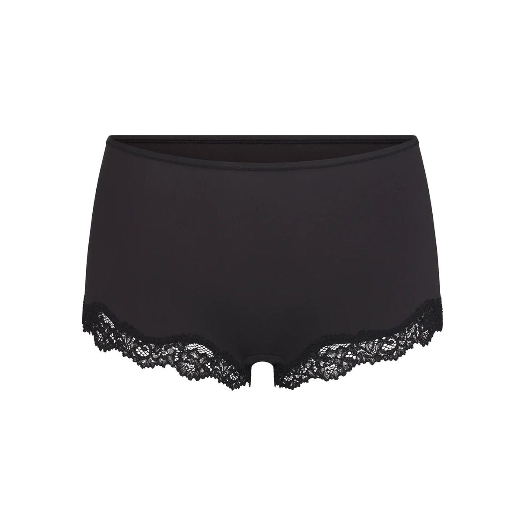 FITS EVERYBODY LACE BOY SHORT | ONYX