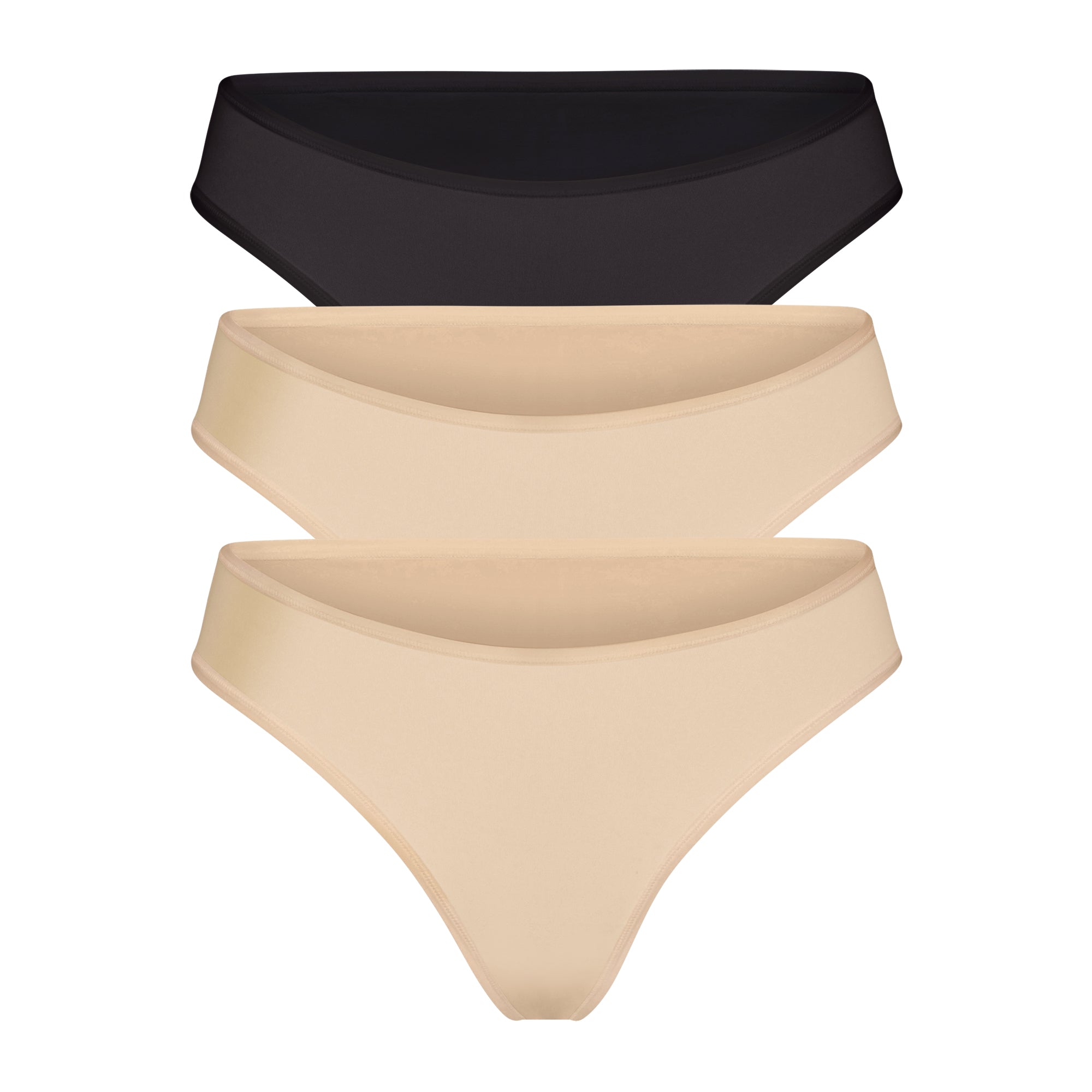 2 Pack - NO VPL Stretch Cotton Bikini Brief