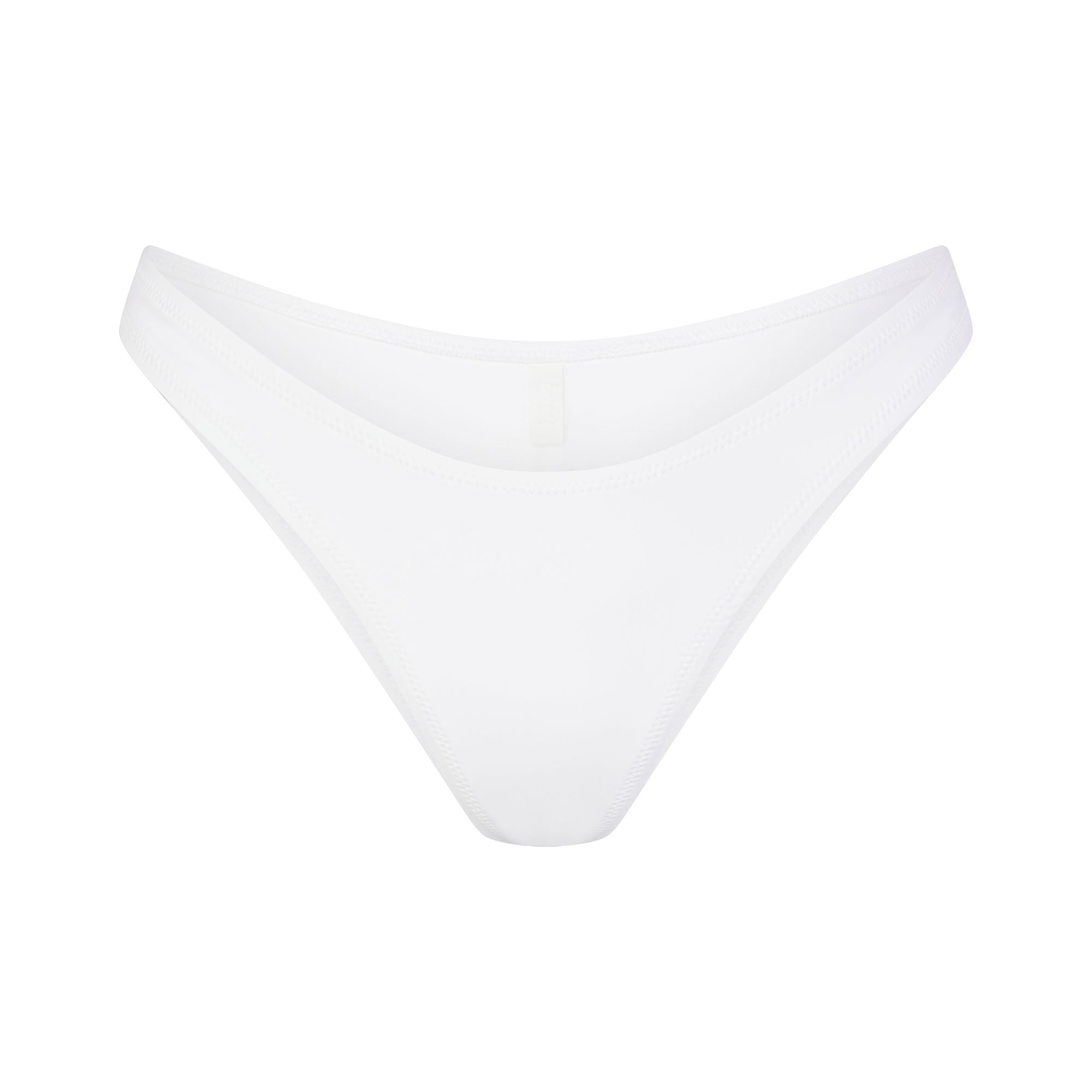 WHITE MARBLE Signature Scrunch Bikini Bottom