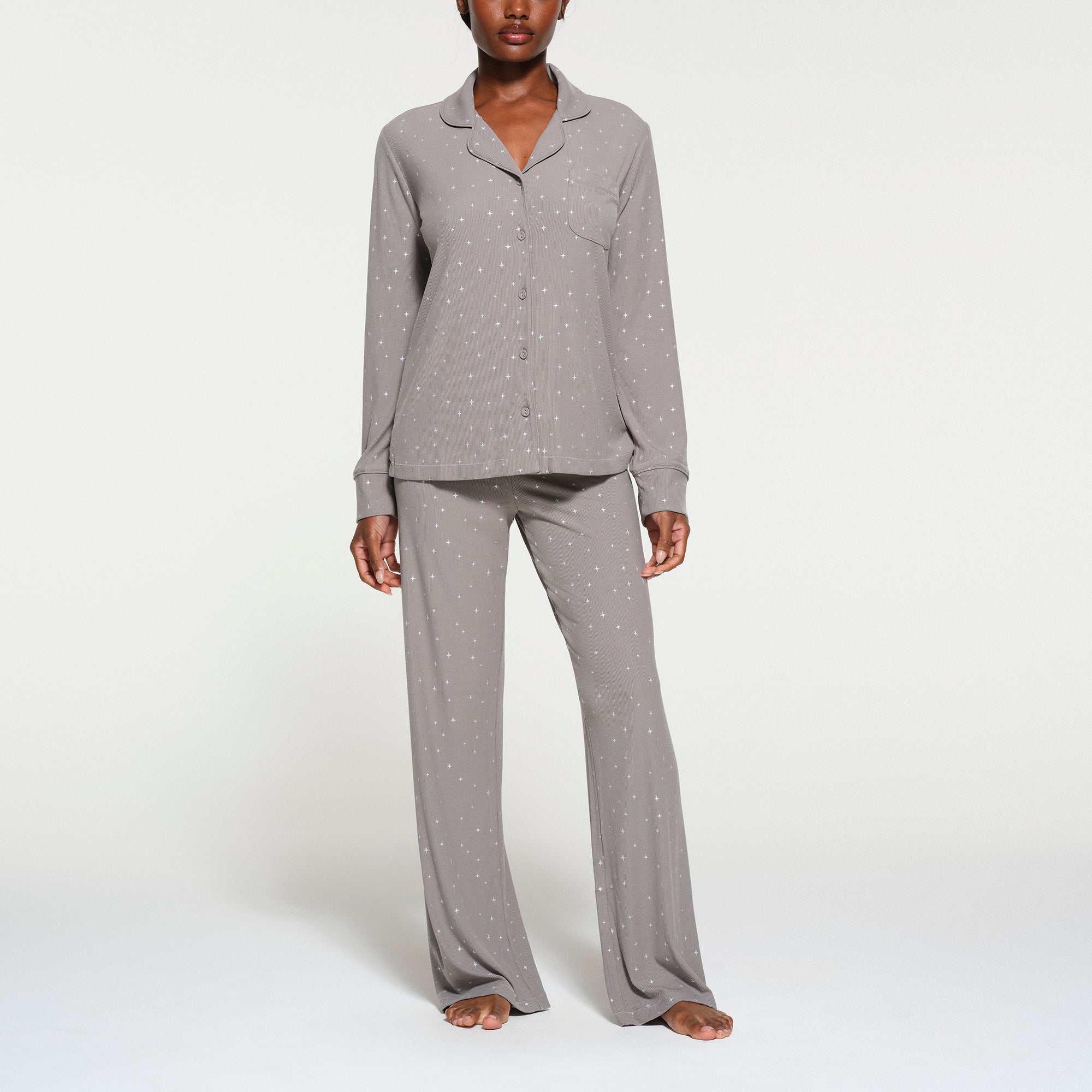 Skims Soft Lounge Sleep Pants Women's XL Gold Pajama Wide-Leg Modal  AP-BTM-0599 in 2023