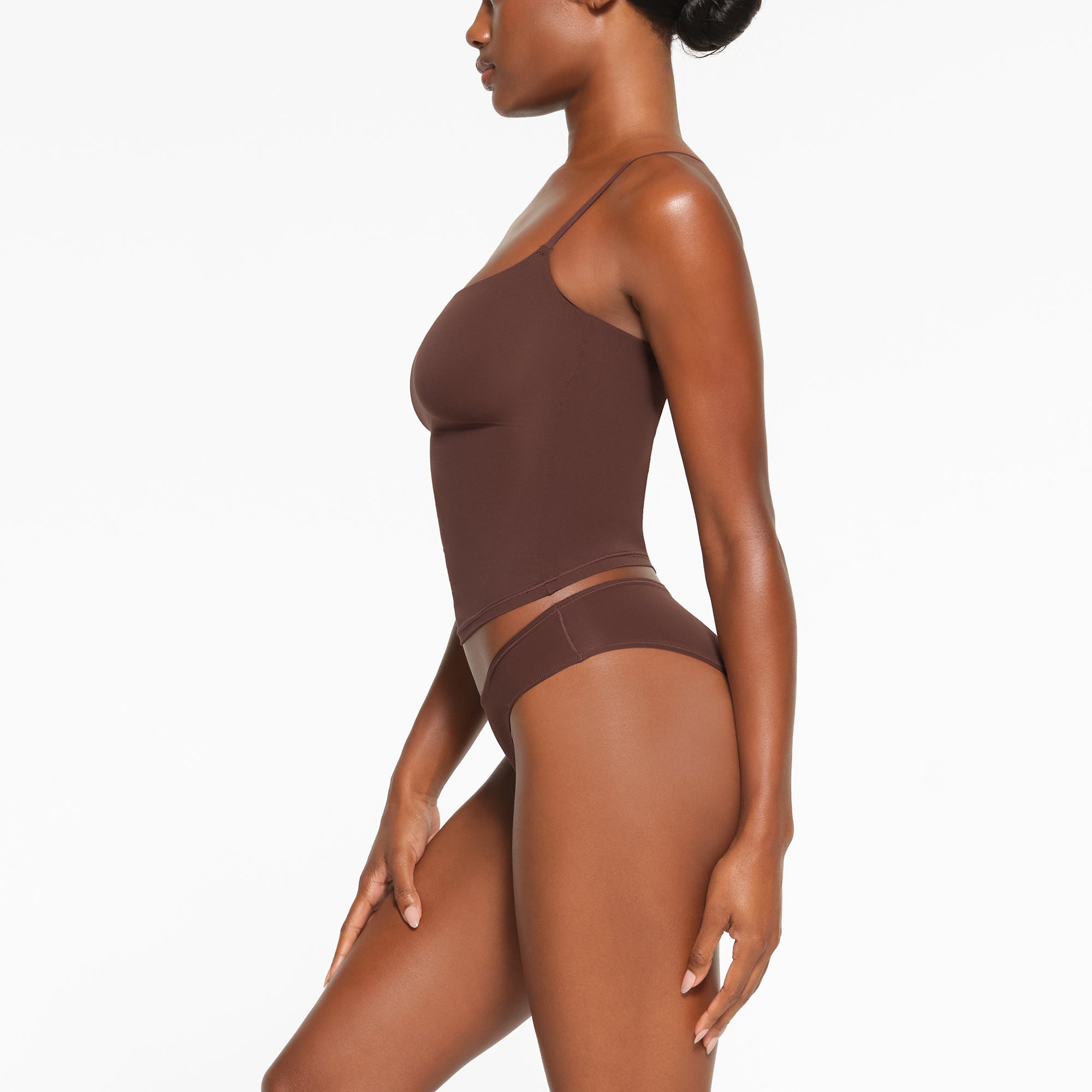 SKIMS, Tops, Skims Never Been Worn Fits Everybody Corded Lace Cami  Bodysuit In Cocoa