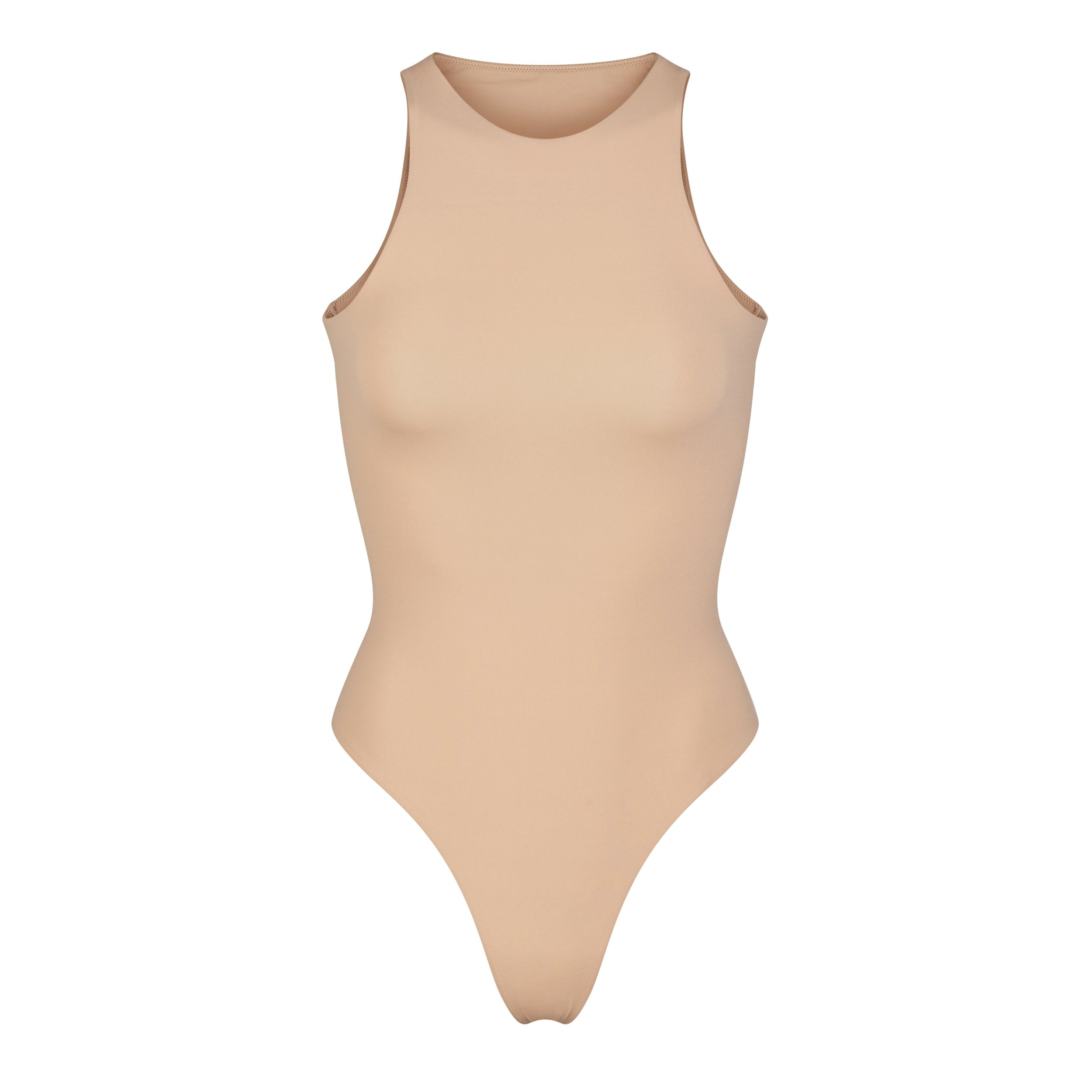 Fits Everybody High Neck Bodysuit - Clay | SKIMS