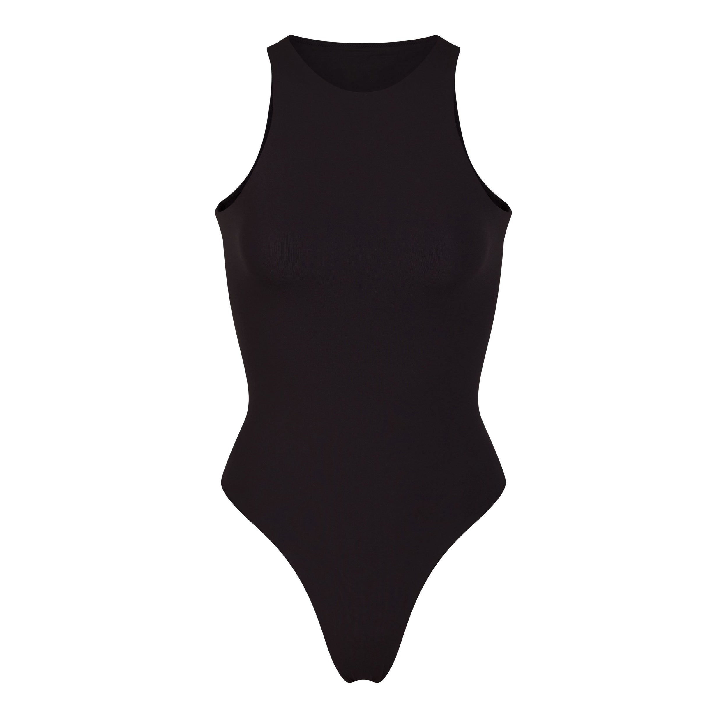 SKIMS All-in-One Mock Neck Sleeveless Unitard - Cocoa Bodysuit Tight Size  3X