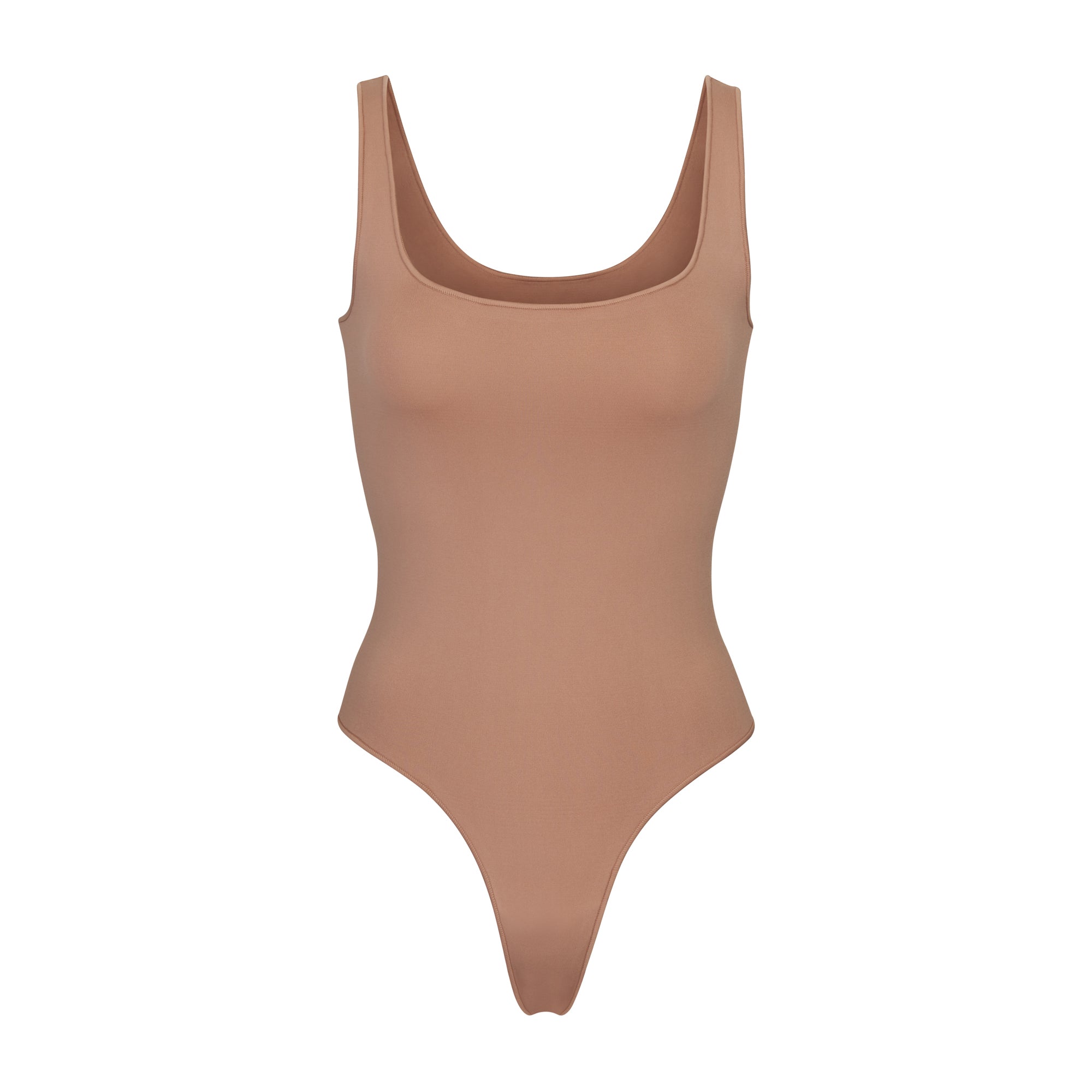 Women's Double-scoop Bodysuit - A New Day™ Taupe 4x : Target