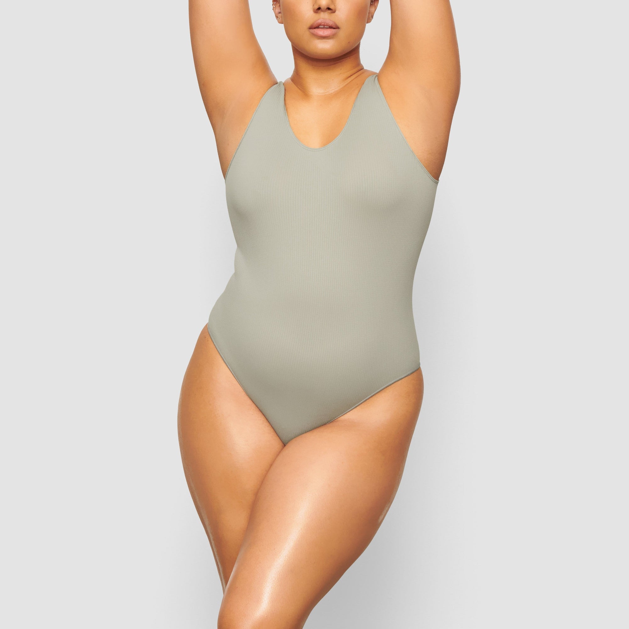 SKIMS Kim Kardashian Square Neck Bodysuit 4X Color Sienna STYLE BS-SCN-0294  NWT