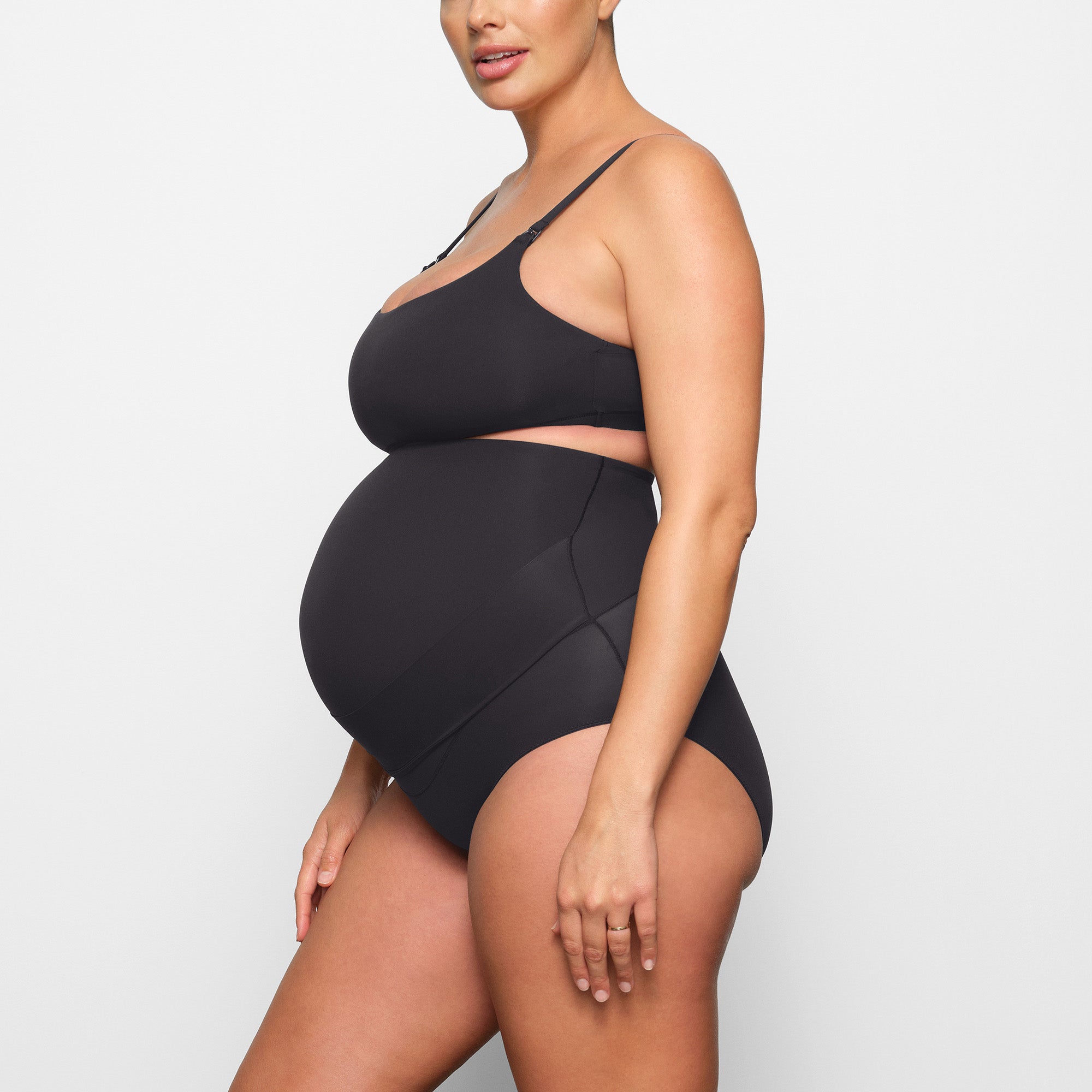 Tie Front One Piece Maternity Swimsuit - Maternity Wedding Dresses