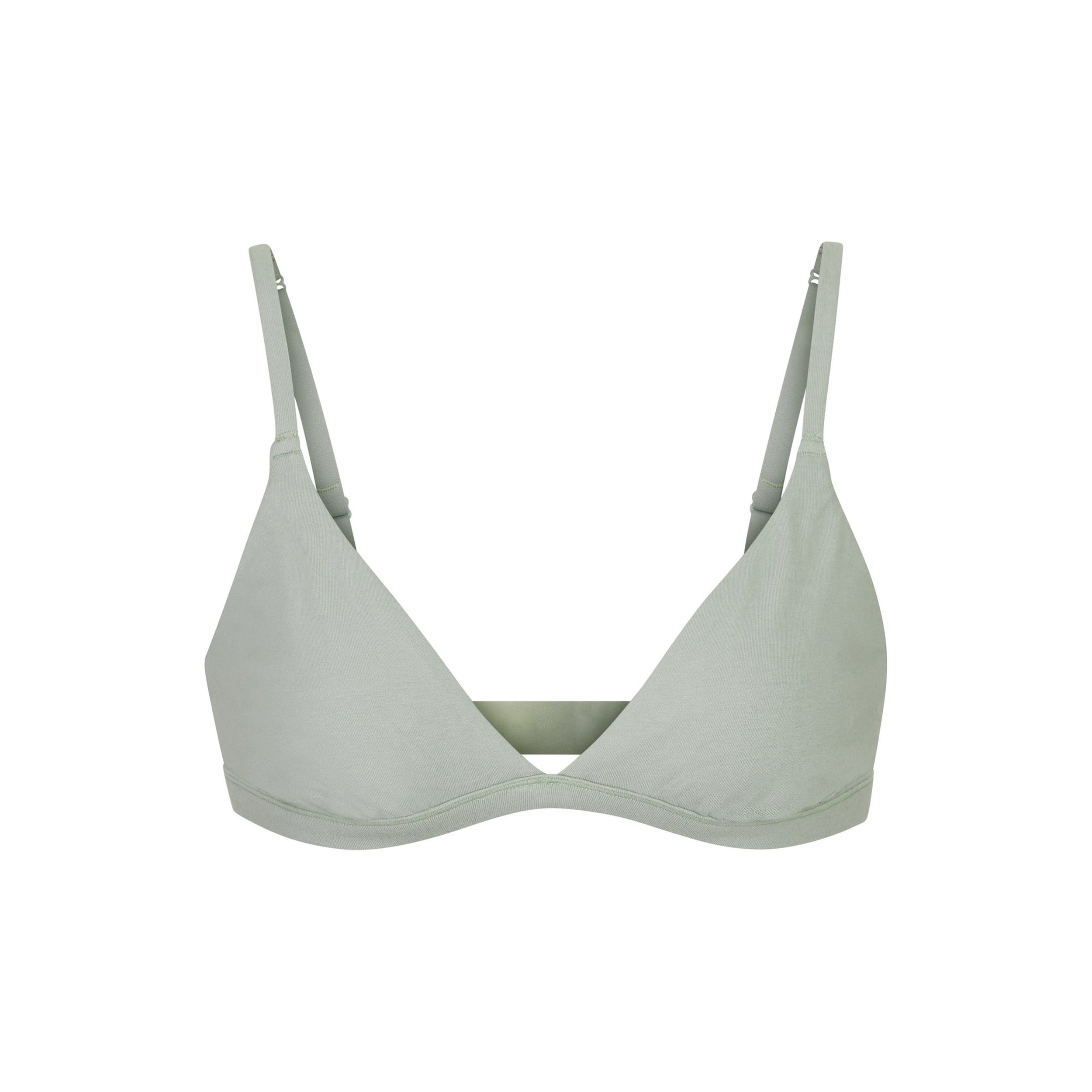 COTTON JERSEY TRIANGLE BRALETTE