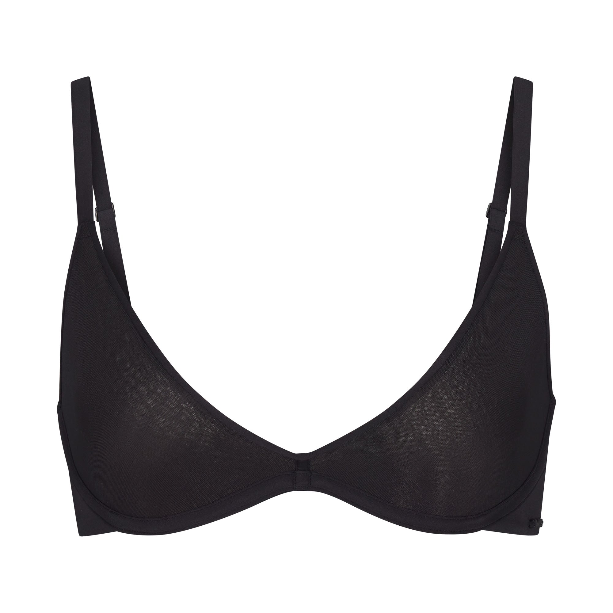 SKIMS Fits Everybody Scoop Plunge Bra Color Onyx Size undefined