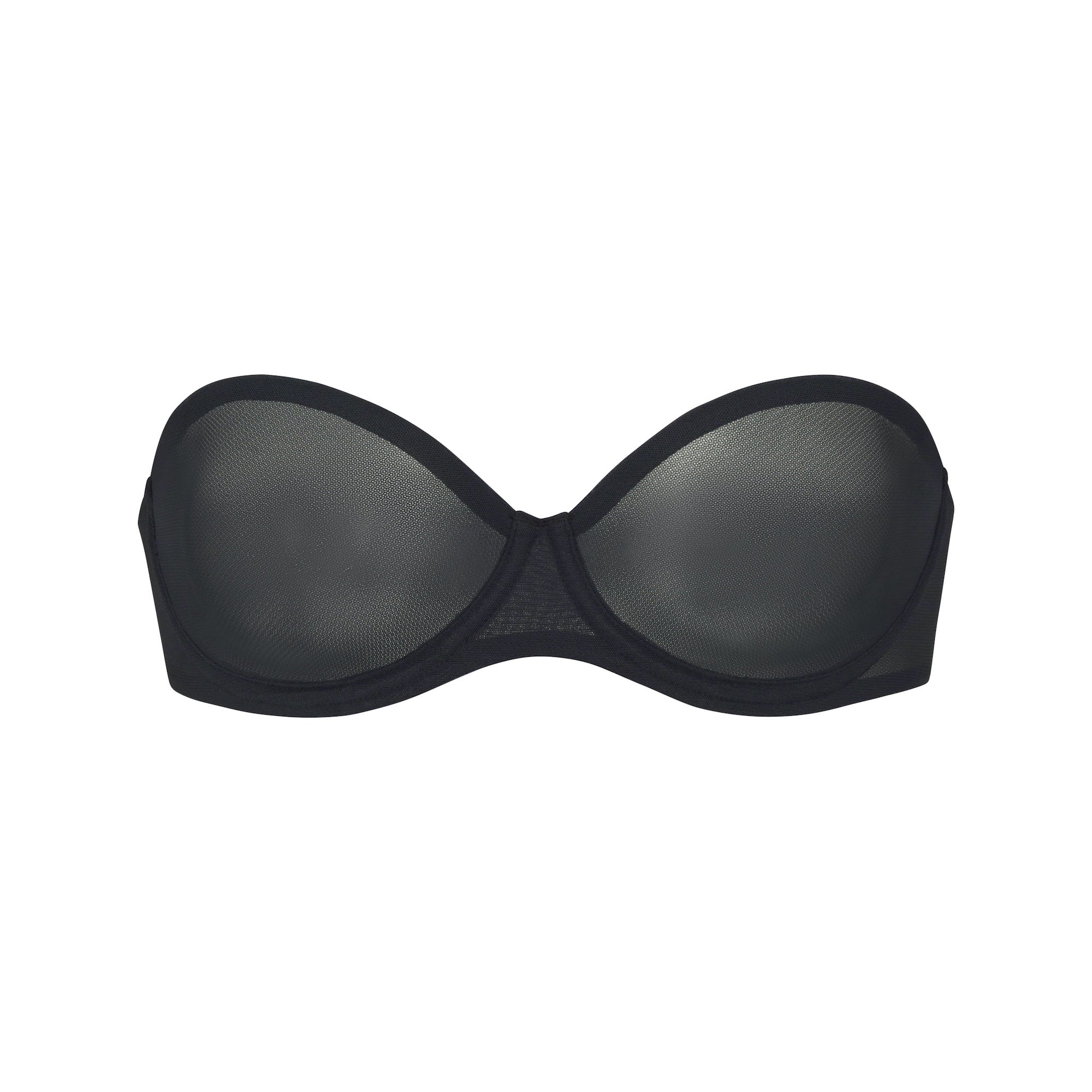SKIMS NWT Onyx Black 40DDDD 40G Ultra Fine Mesh Strapless Bra Sheer  Underwire Size undefined - $25 New With Tags - From Cassandra