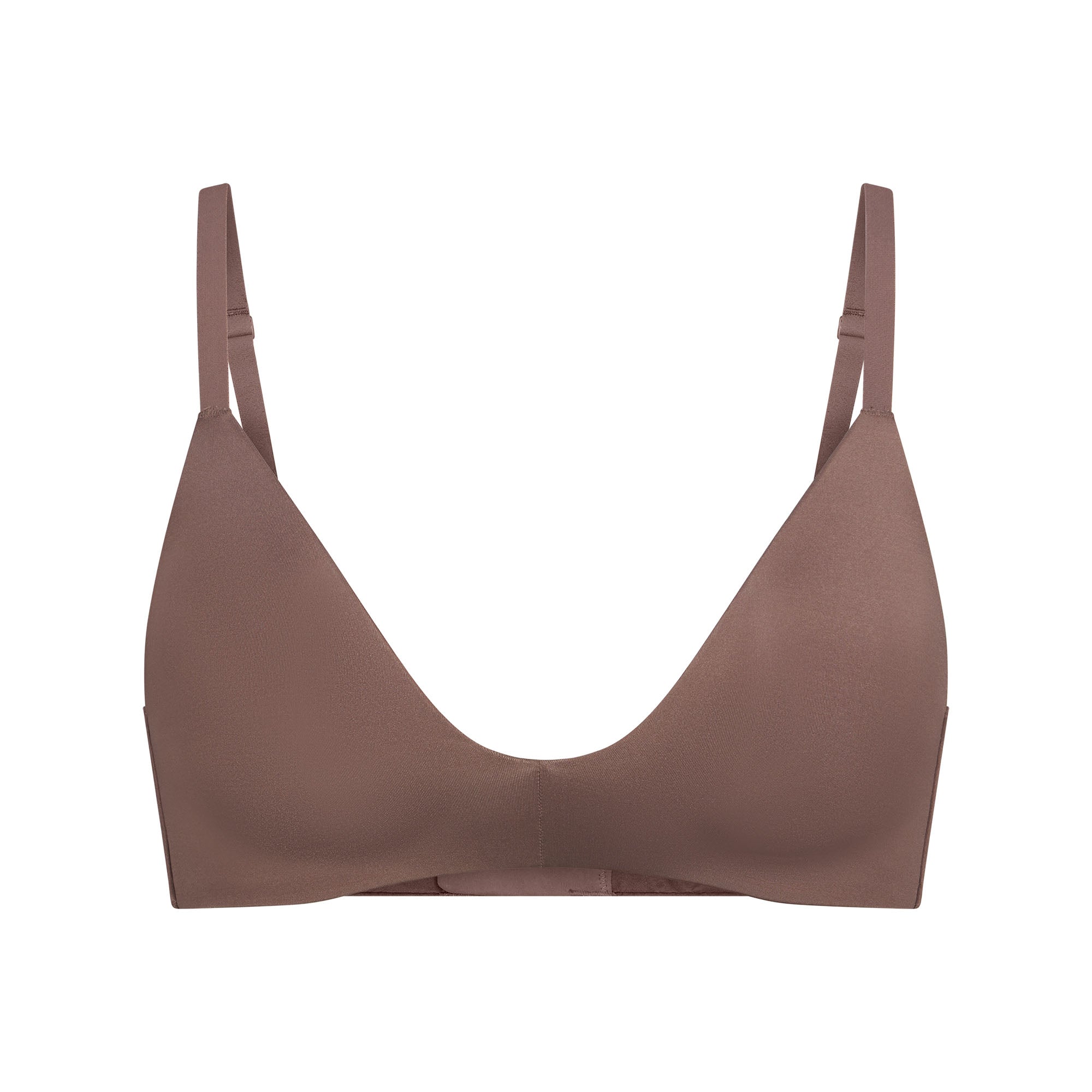 SKIMS Fits Everybody Plunge Bra Cocoa 32D (BR-UWR-2295)