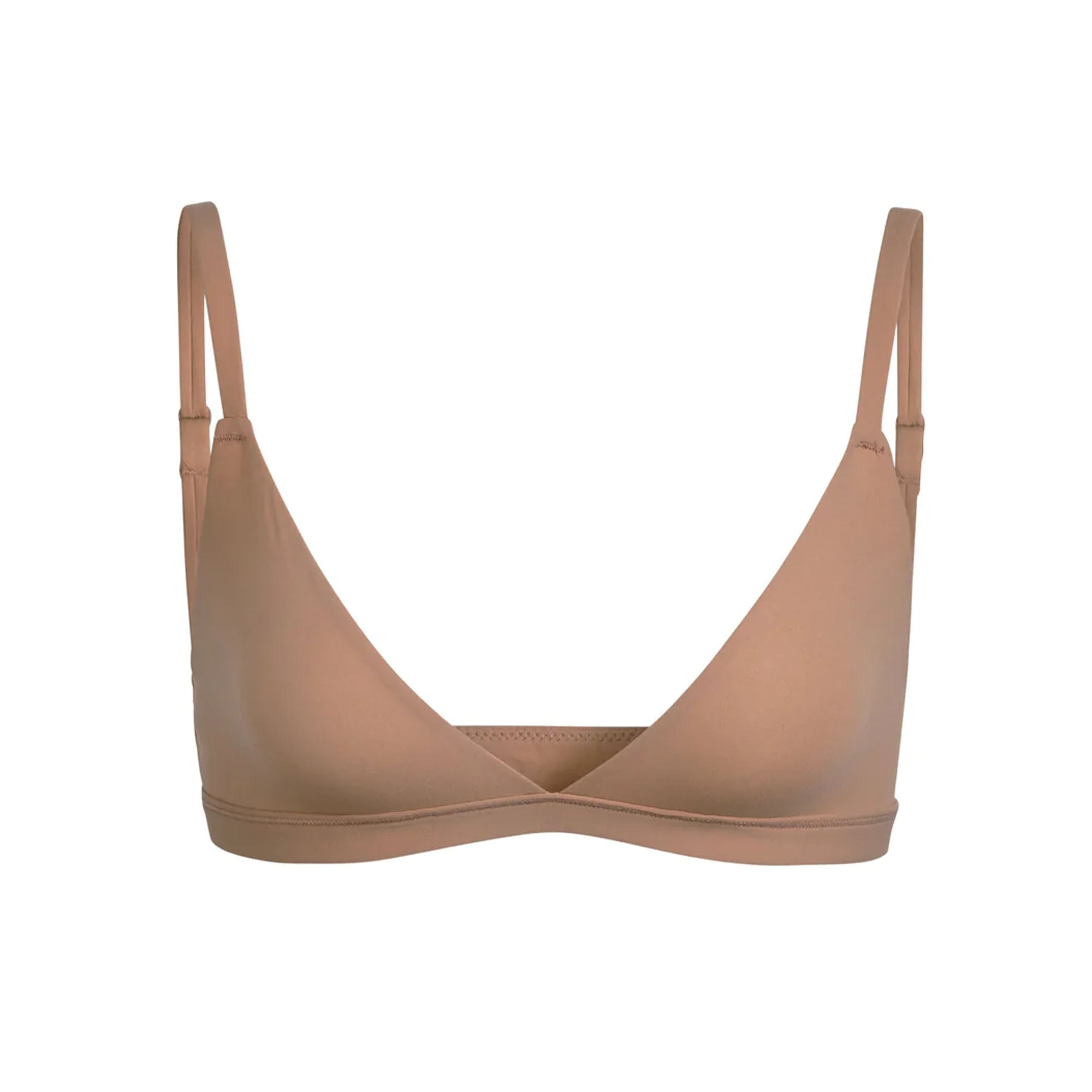 SKIMS Brown Fits Everybody Triangle Bralette - ShopStyle Bras