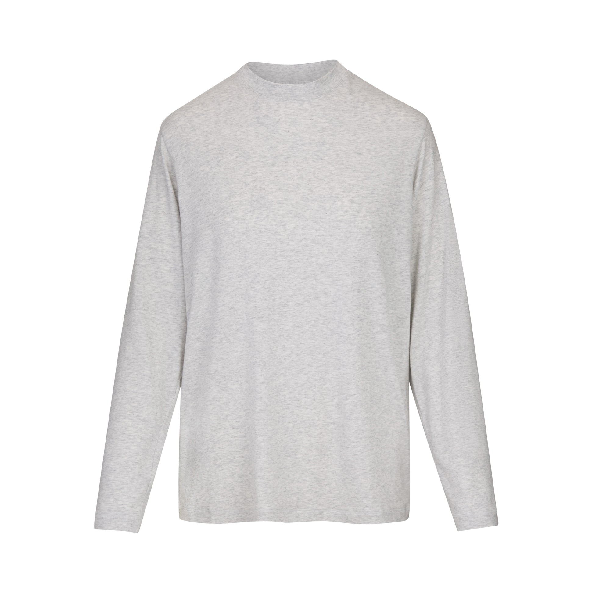 BOYFRIEND LONG SLEEVE T-SHIRT | LIGHT HEATHER GREY