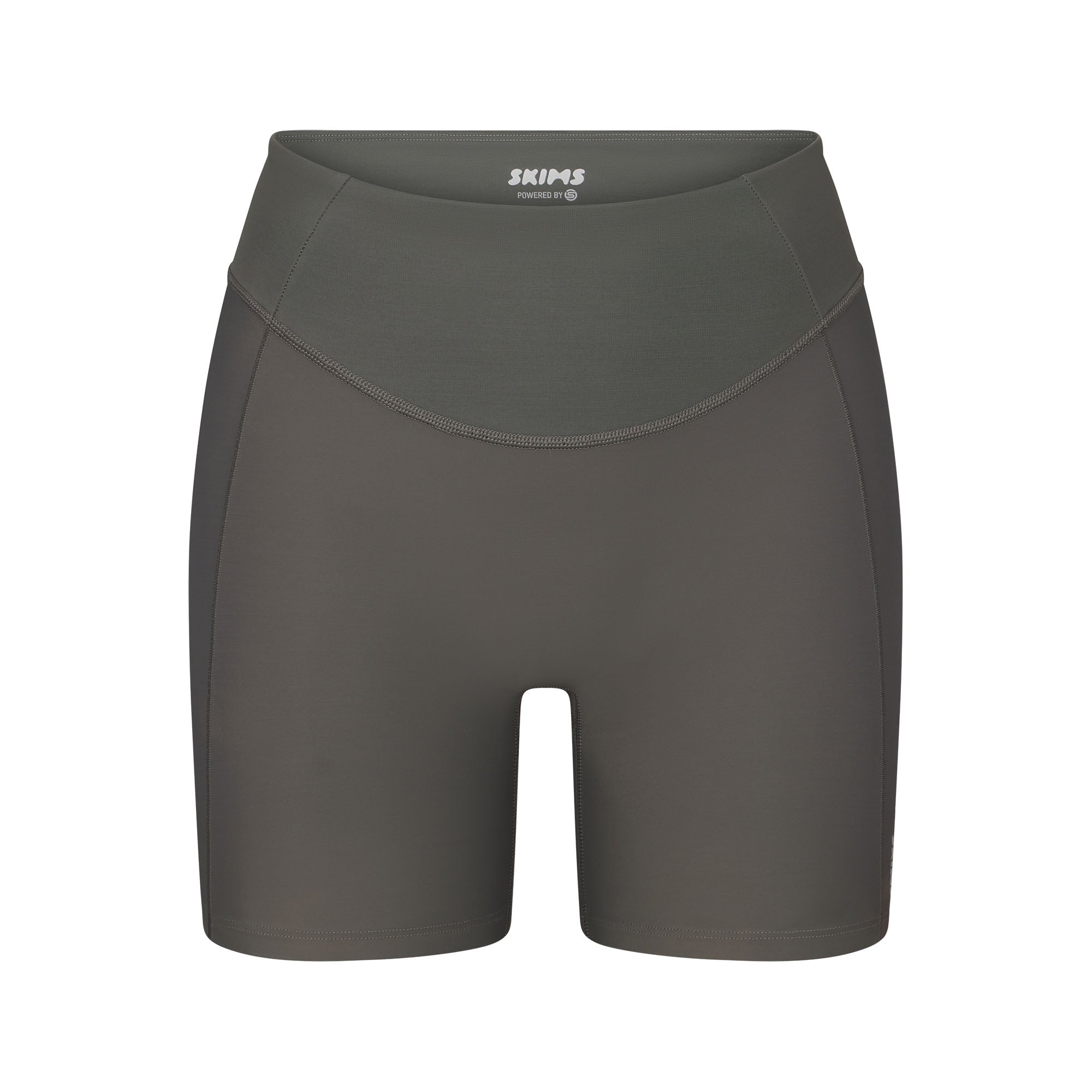 SKIMS PERFORMANCE HIGH-WAISTED BIKE SHORT | GUNMETAL