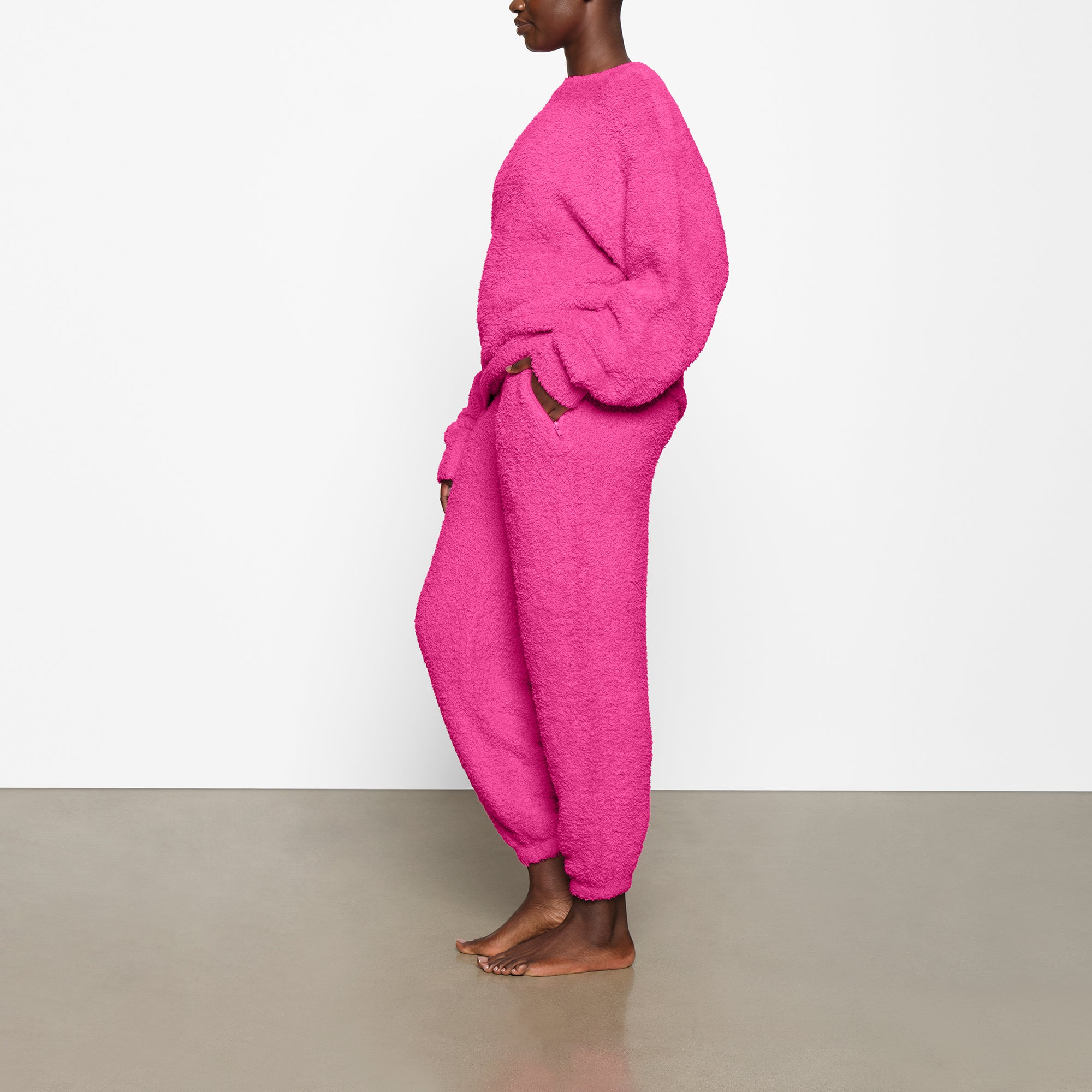 Comfy Vibes Thermal Knit Joggers (Dusty Pink) – NanaMacs