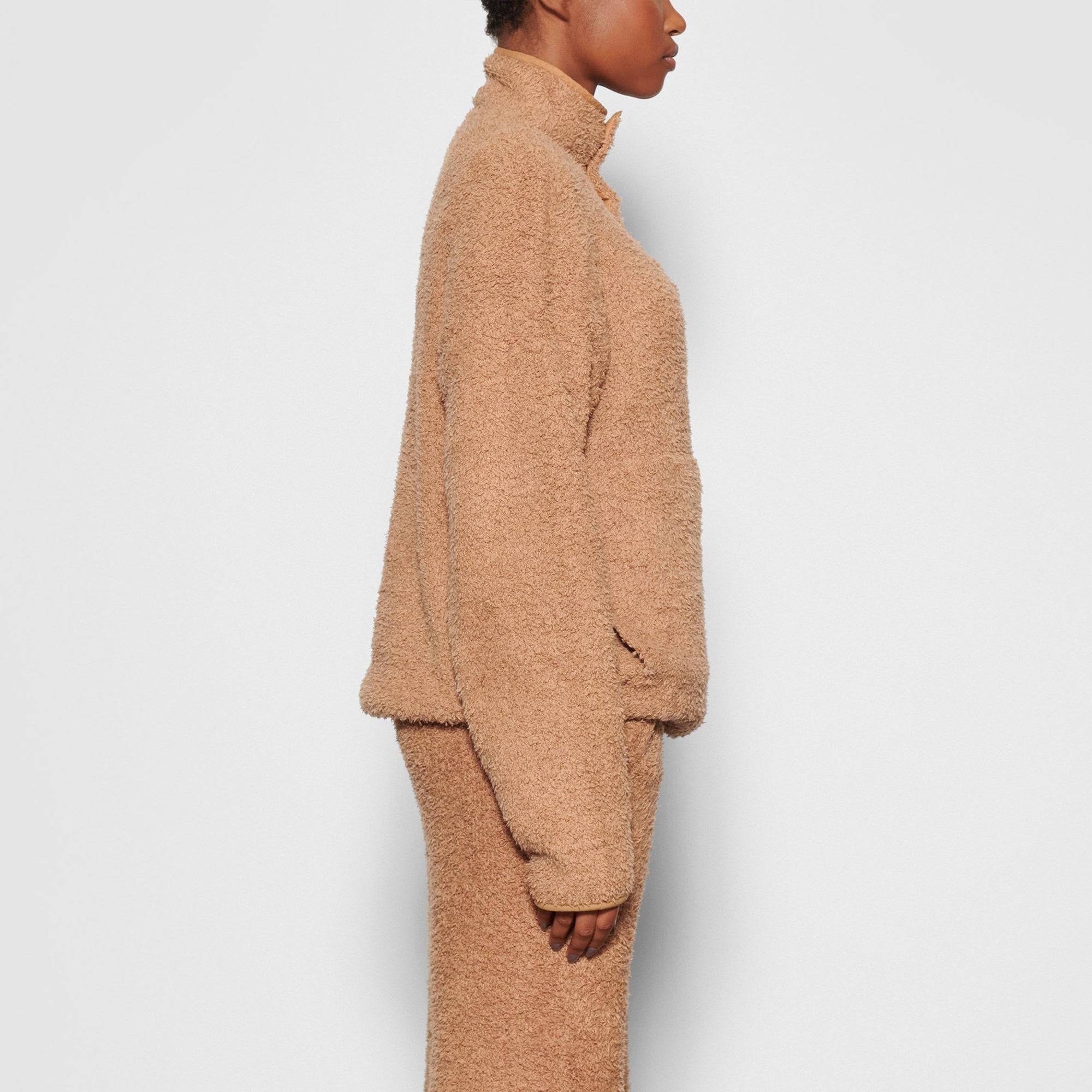 Cozy Knit Pullover Camel SKIMS