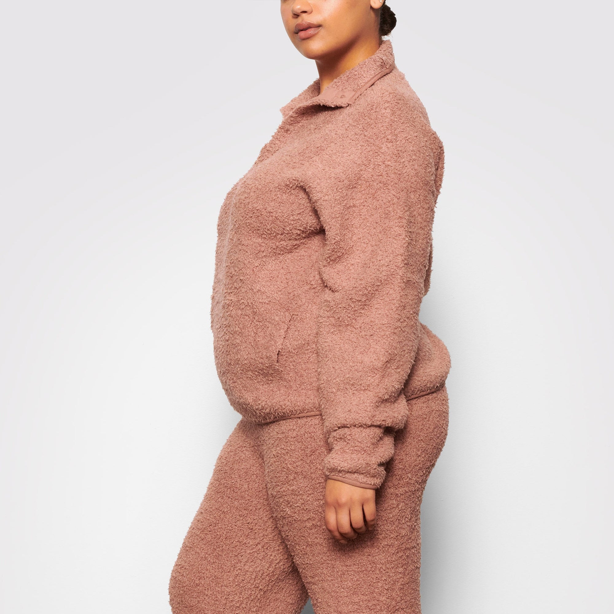 Cozy Knit Pullover Rose Clay SKIMS