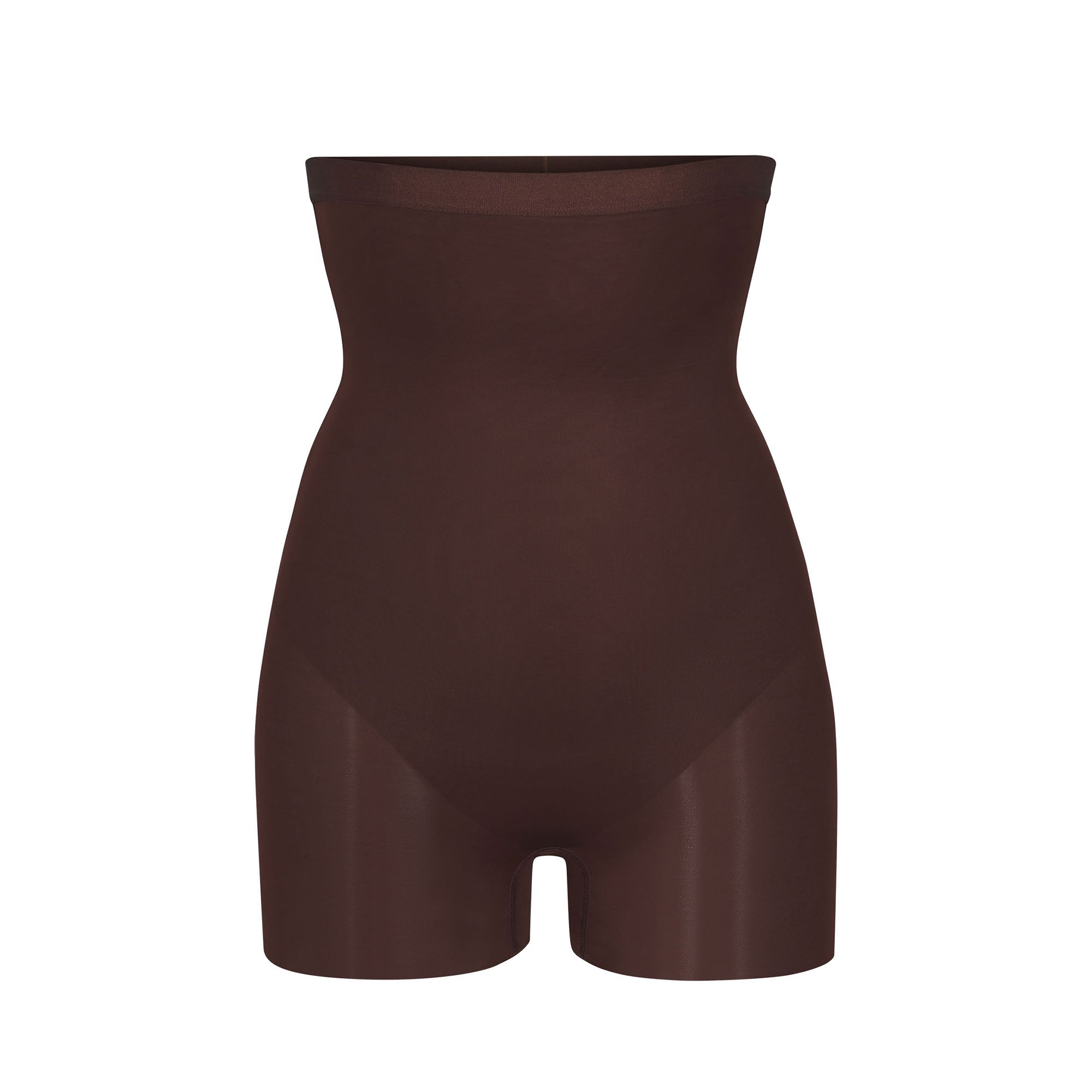 Skims Barely There Shapewear Low Back Shorts In Cocoa