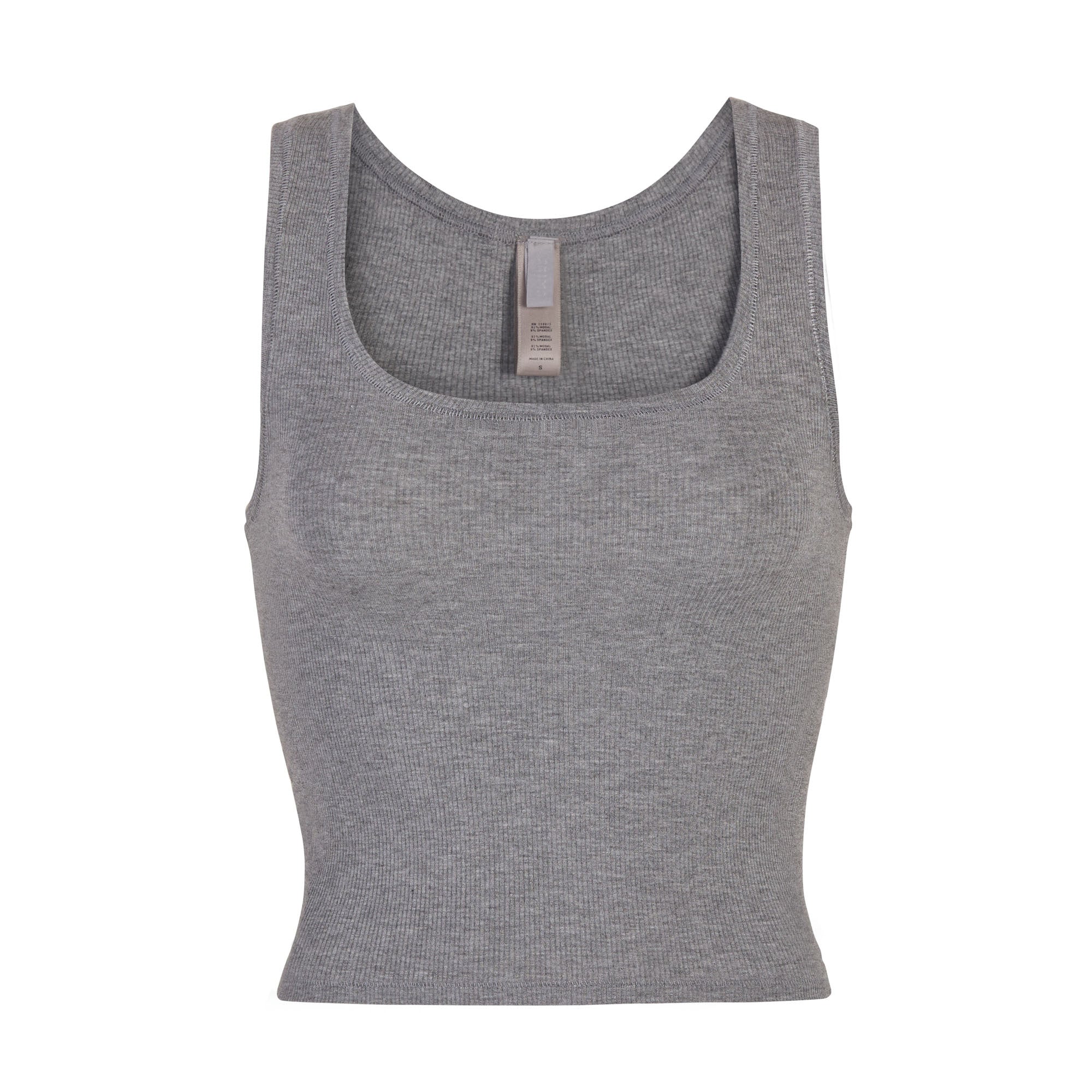 SKIMS: Gray Soft Lounge Tank Jumpsuit