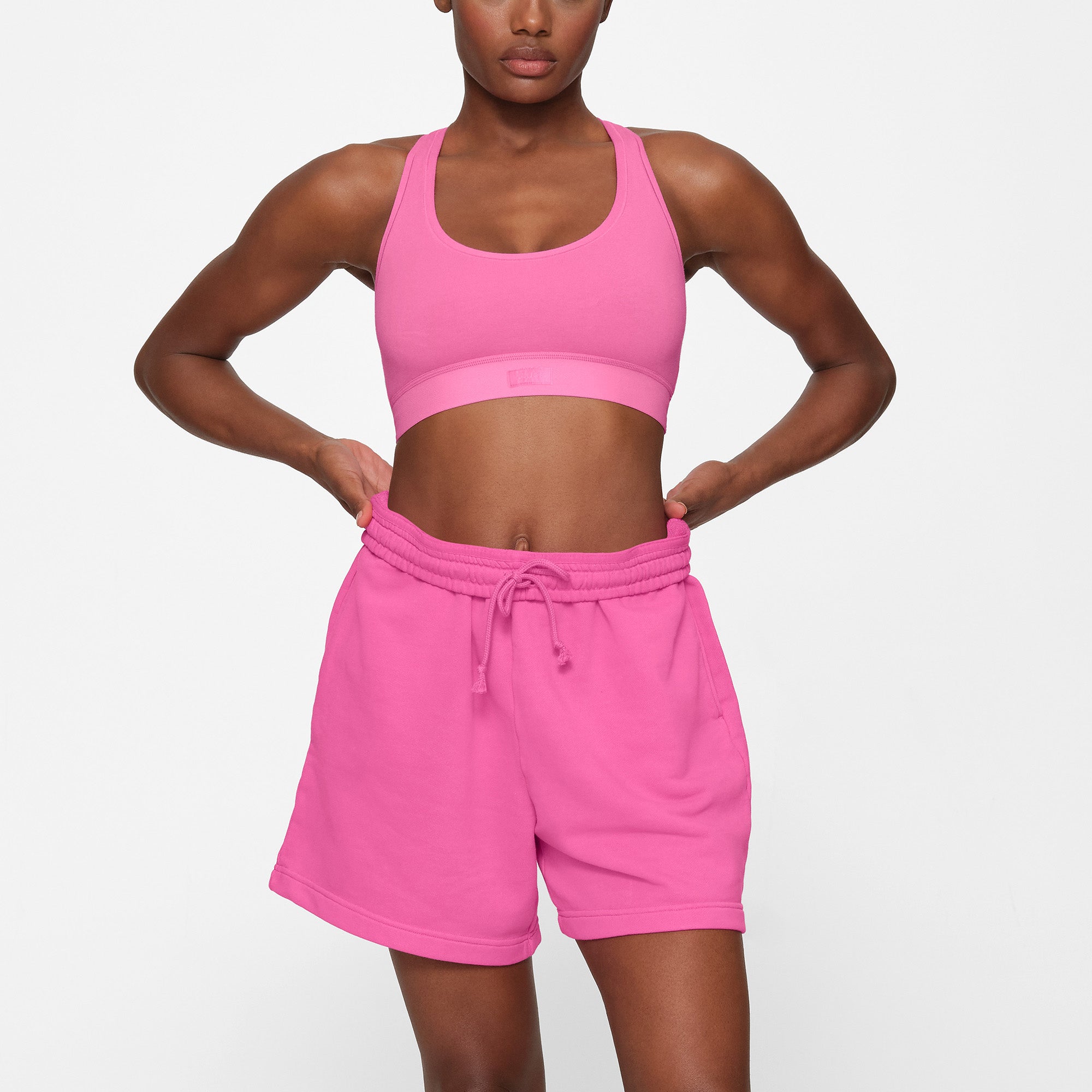 LIGHT FRENCH TERRY LOUNGE SUGAR PINK | SHORT